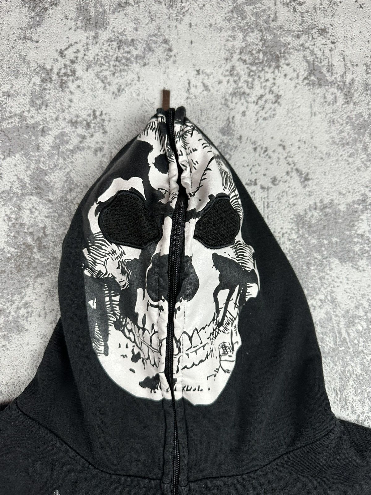 No Fear Y2K No Fear Skeleton Full Zip Hoodie Skull Mask Size US S / EU 44-46 / 1 - 5 Thumbnail