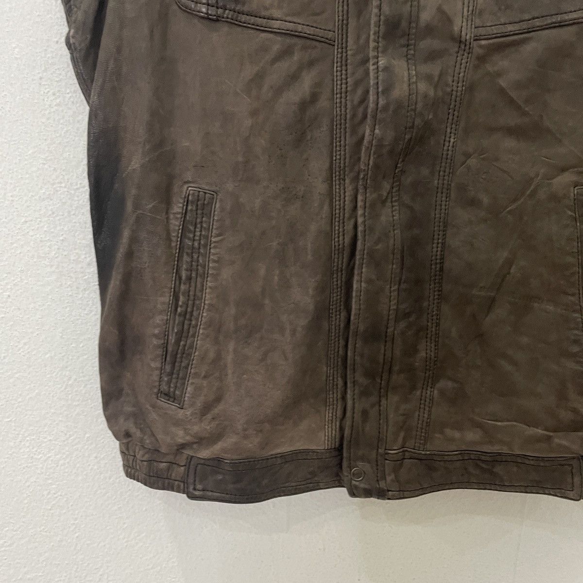 Diesel Vintage Diesel Leather Vest Size US S / EU 44-46 / 1 - 4 Thumbnail