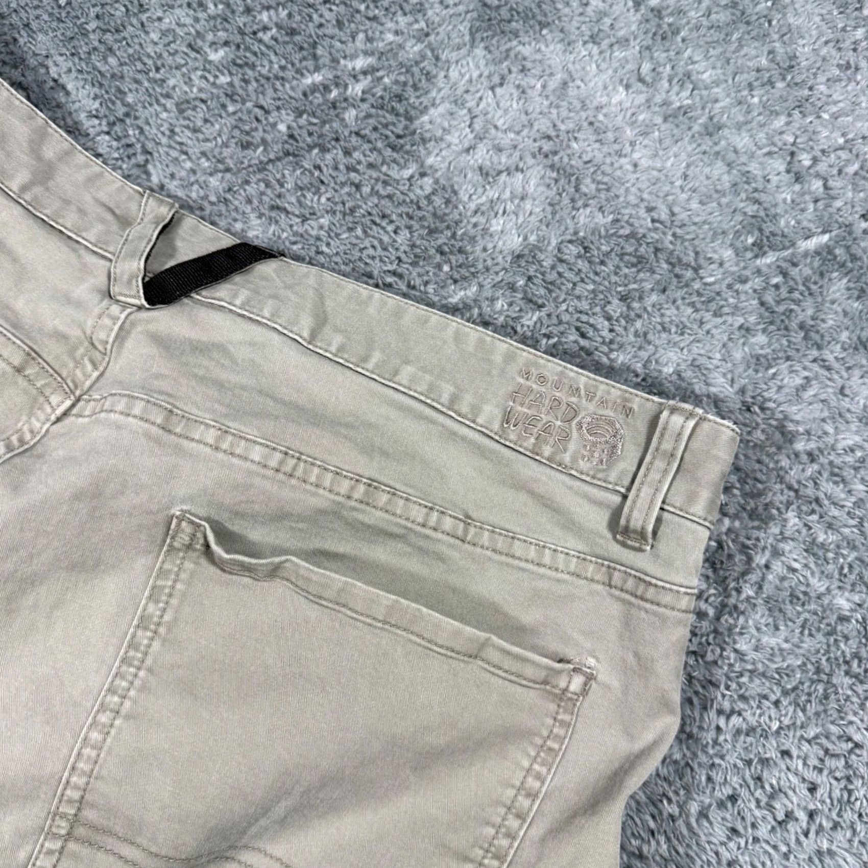 Mountain Hardwear Mountain Hardwear Pants Khaki Mens Size 36x32 Cargo Outdoor Workwear Flat Front Zipper Button Pockets Stretch Canvas Beige Size US 36 / EU 52 - 5 Thumbnail