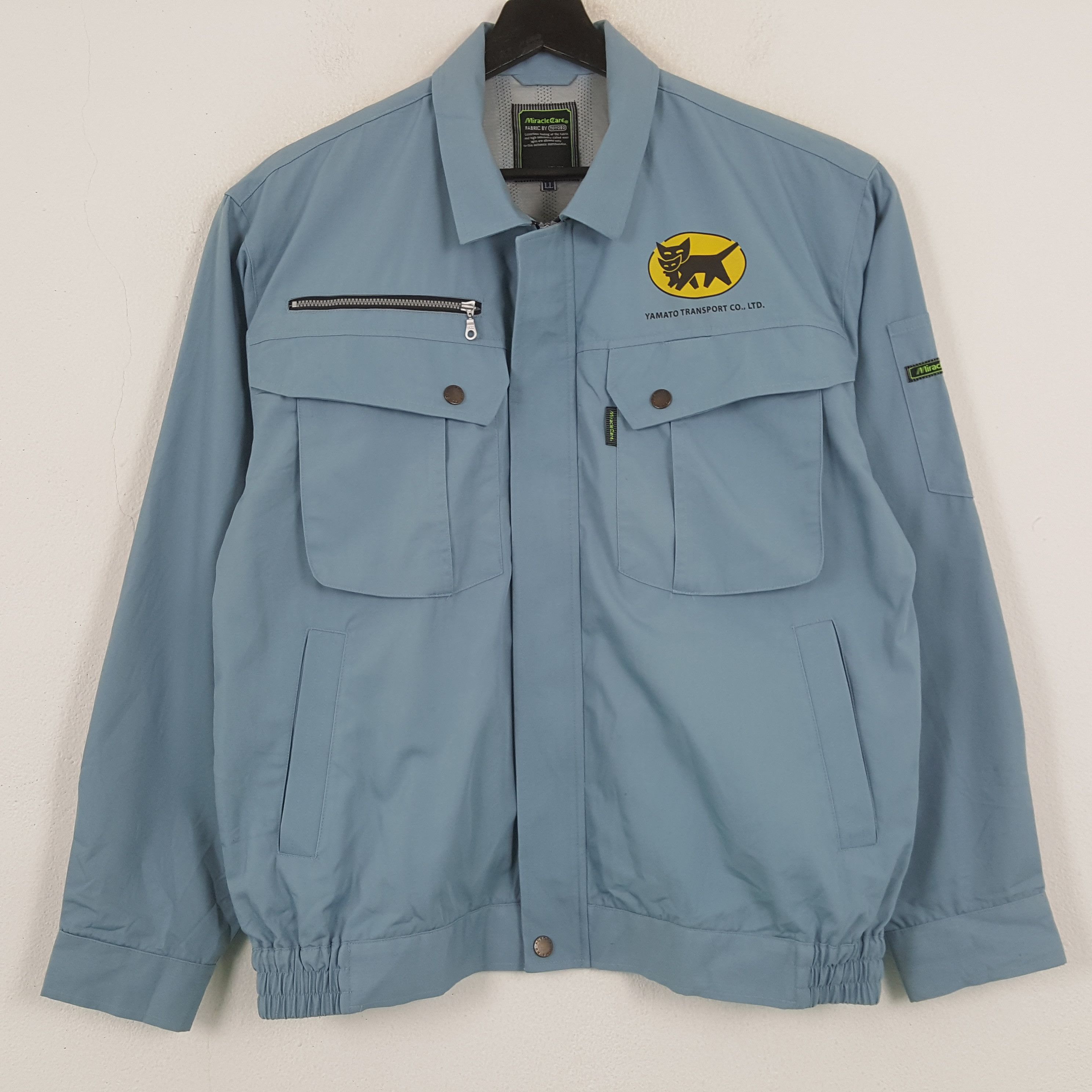 Vintage YAMATO TRANSPORT Japanese Workwear Custom Art Jacket C291N28 Size US M / EU 48-50 / 2 - 3 Thumbnail
