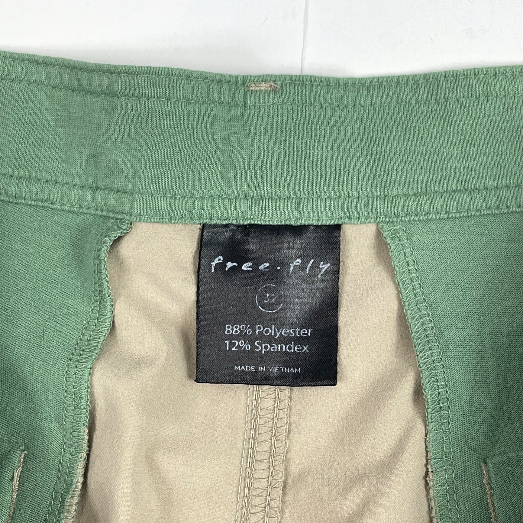 Vintage Free Fly Shorts Men 32 x 10 Beige Athletic Pockets Moisture Wicking Stretch Athletic Activewear Beach Hiking Gym Spring Summer Wear Mens Size US 32 / EU 48 - 6 Thumbnail