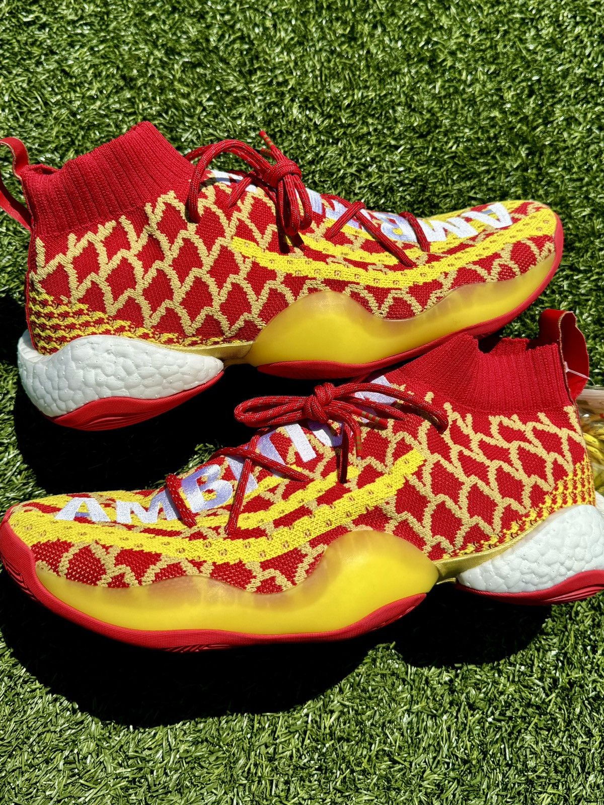 Adidas × Pharrell Adidas Pharrell Chinese New Year BYW Crazy Sneakers Size US 12 / EU 45 - 4 Thumbnail