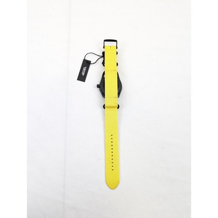 Tom Ford o1rshd1 Size: OS / Plastic Large Case Sports Watch in Yellow Size ONE SIZE - 13 Thumbnail