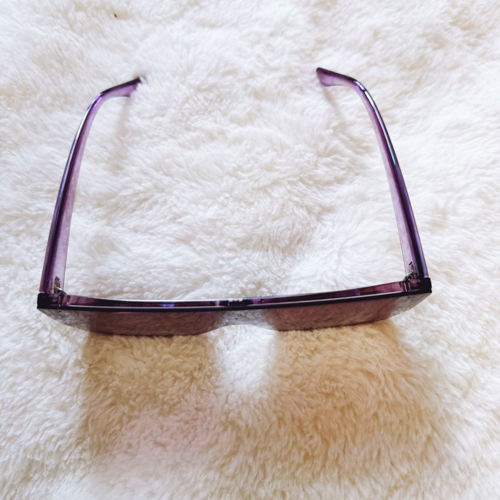 Other Greta Light Purple Oversized Statement Sunglasses Size ONE SIZE - 3 Thumbnail