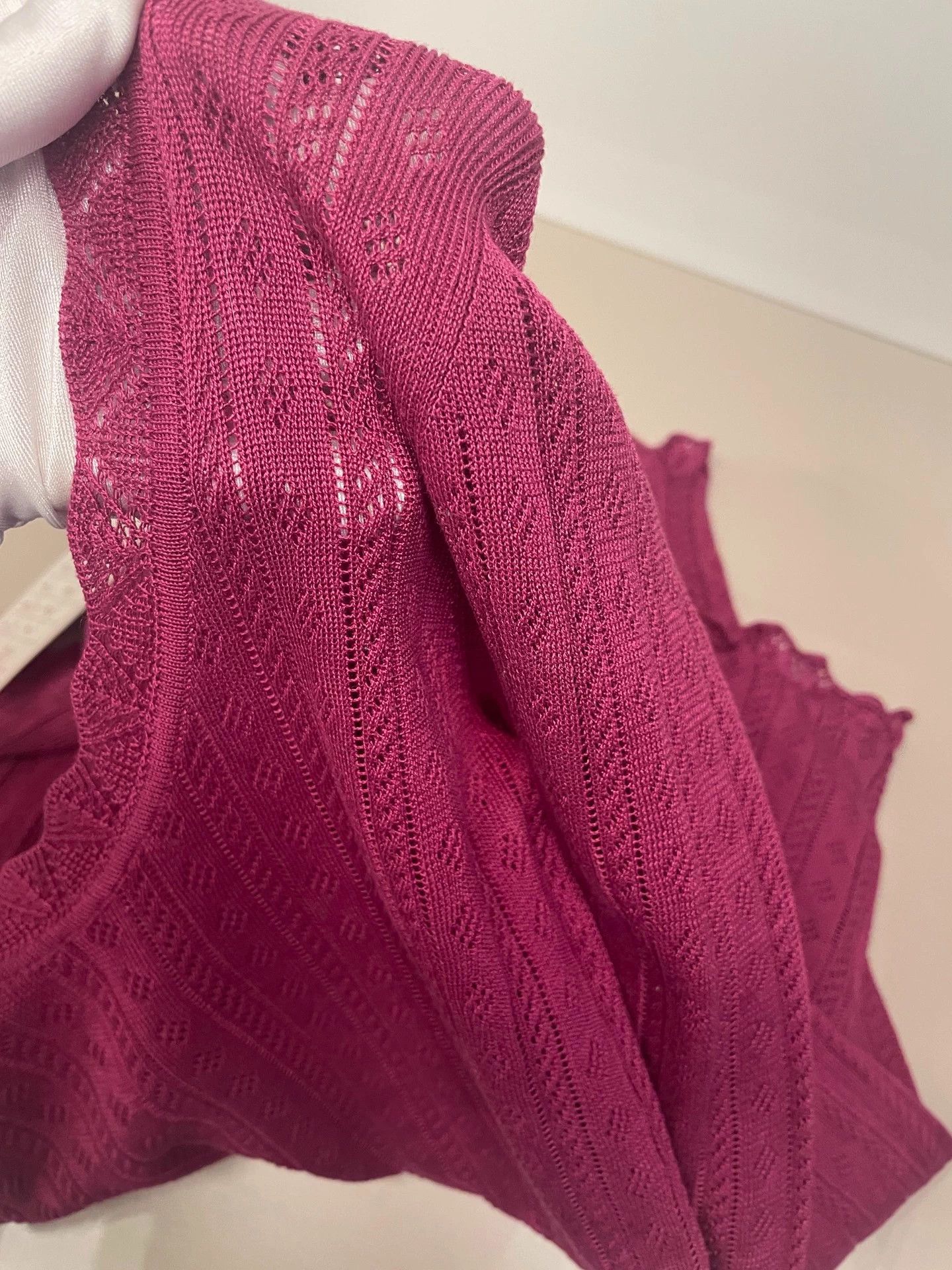 Dolce & Gabbana Dolce & Gabbana Fuchsia Cotton Tee No Wash/Sz Tag Size L / US 10 / IT 46 - 7 Thumbnail