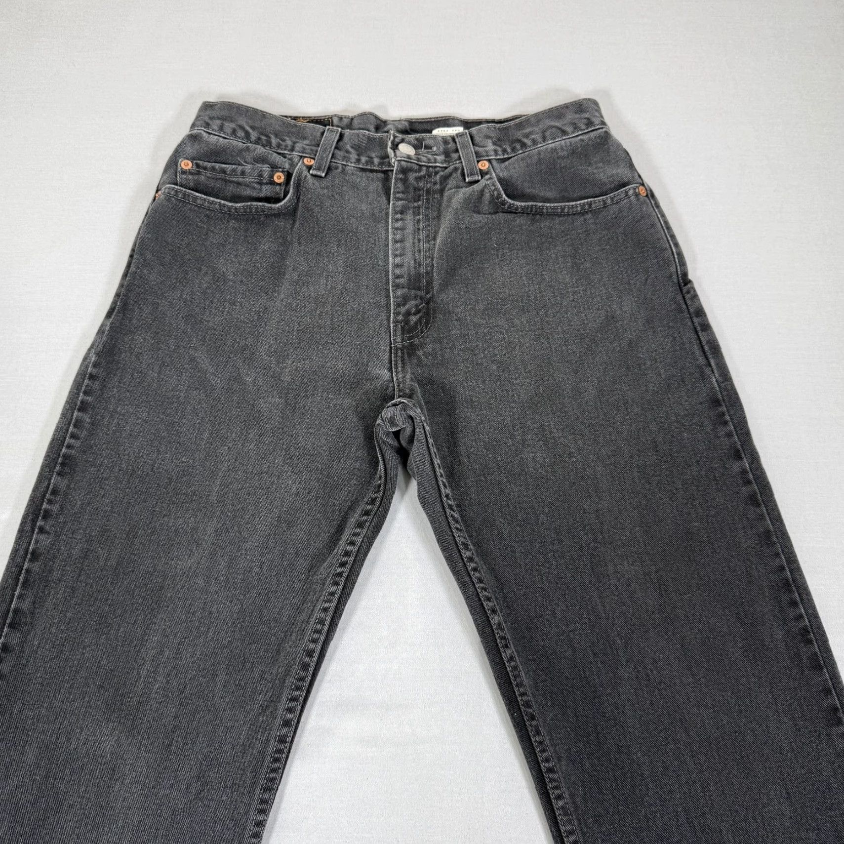 Levi's VINTAGE Levi's Jeans Men 32x34 Black 505 Straight Fit Denim Pants Western 90s Y2K Shirt Size US 32 / EU 48 - 2 Thumbnail