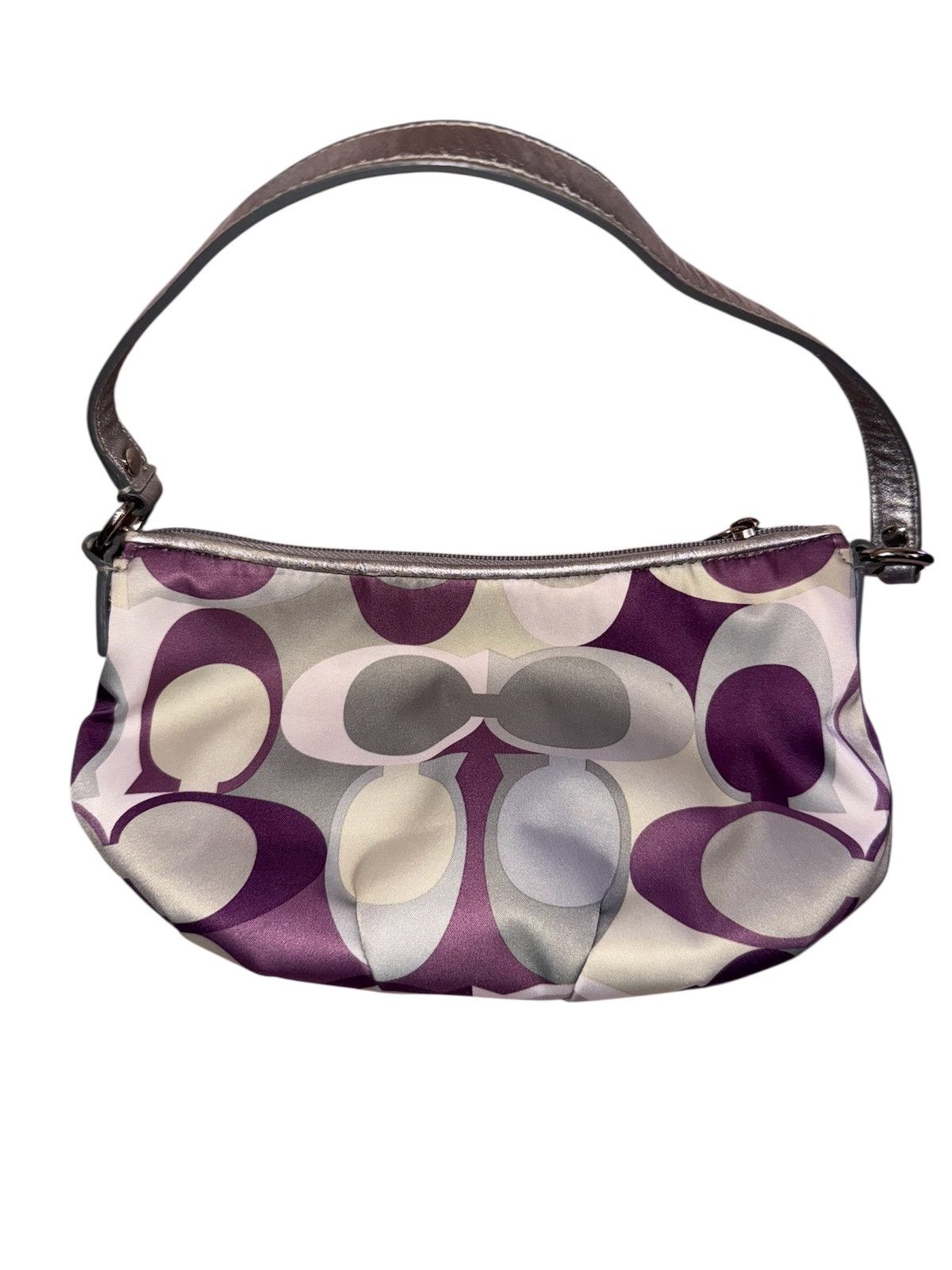 Coach vintage purple and silver soho signature C bag💜🩶 | Grailed