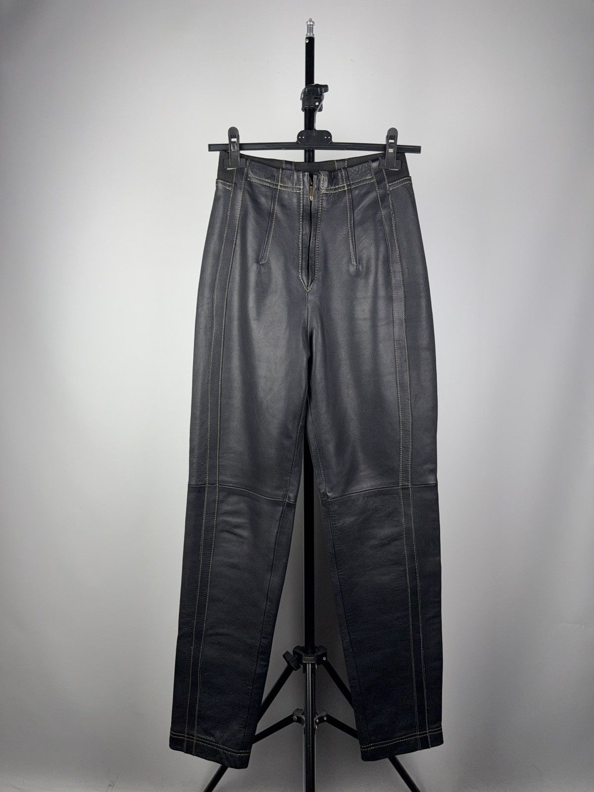 Designer × Japanese Brand × Leather Designer Leather Japanese style Zino & Judy pants S Size 27" / US 4 / IT 40 - 1 Thumbnail
