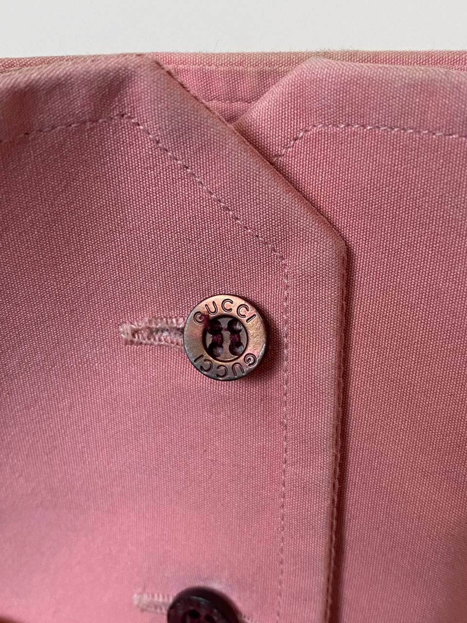 Gucci × Tom Ford × Vintage GUCCI Shirt Button Up Long Sleeve Slim Fit Suit Tom Ford Era Size US M / EU 48-50 / 2 - 3 Thumbnail