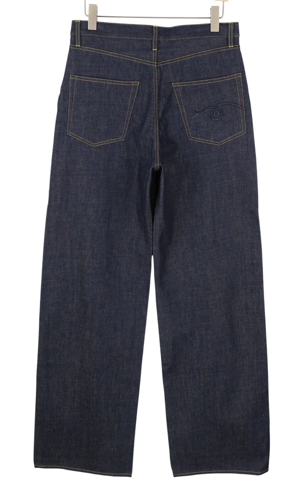 R13 LISA BAGGY 27 Bain Blue Rigid Denim 88192 Size 27" / US 4 / IT 40 - 2 Thumbnail