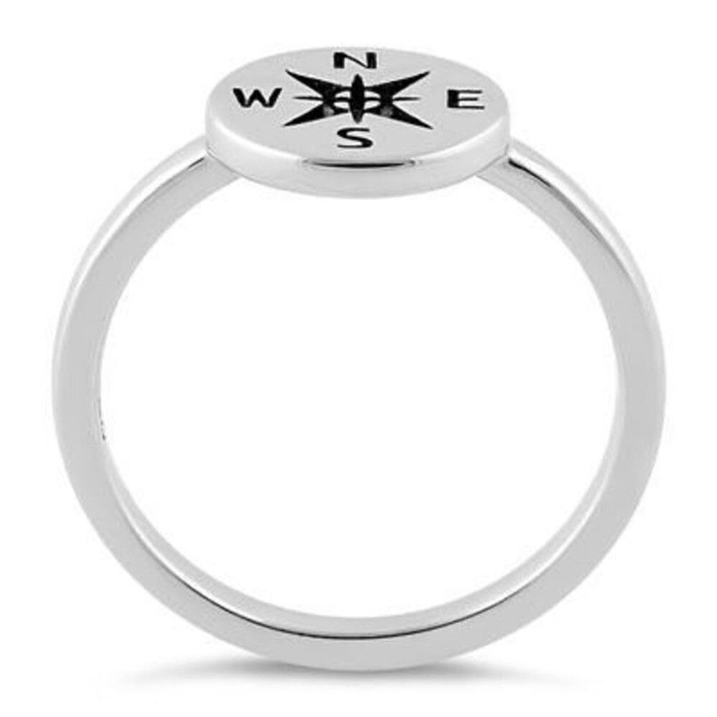 Other Sterling Silver Compass Ring Boho Casual Jewelry Size 6 Size ONE SIZE - 4 Thumbnail