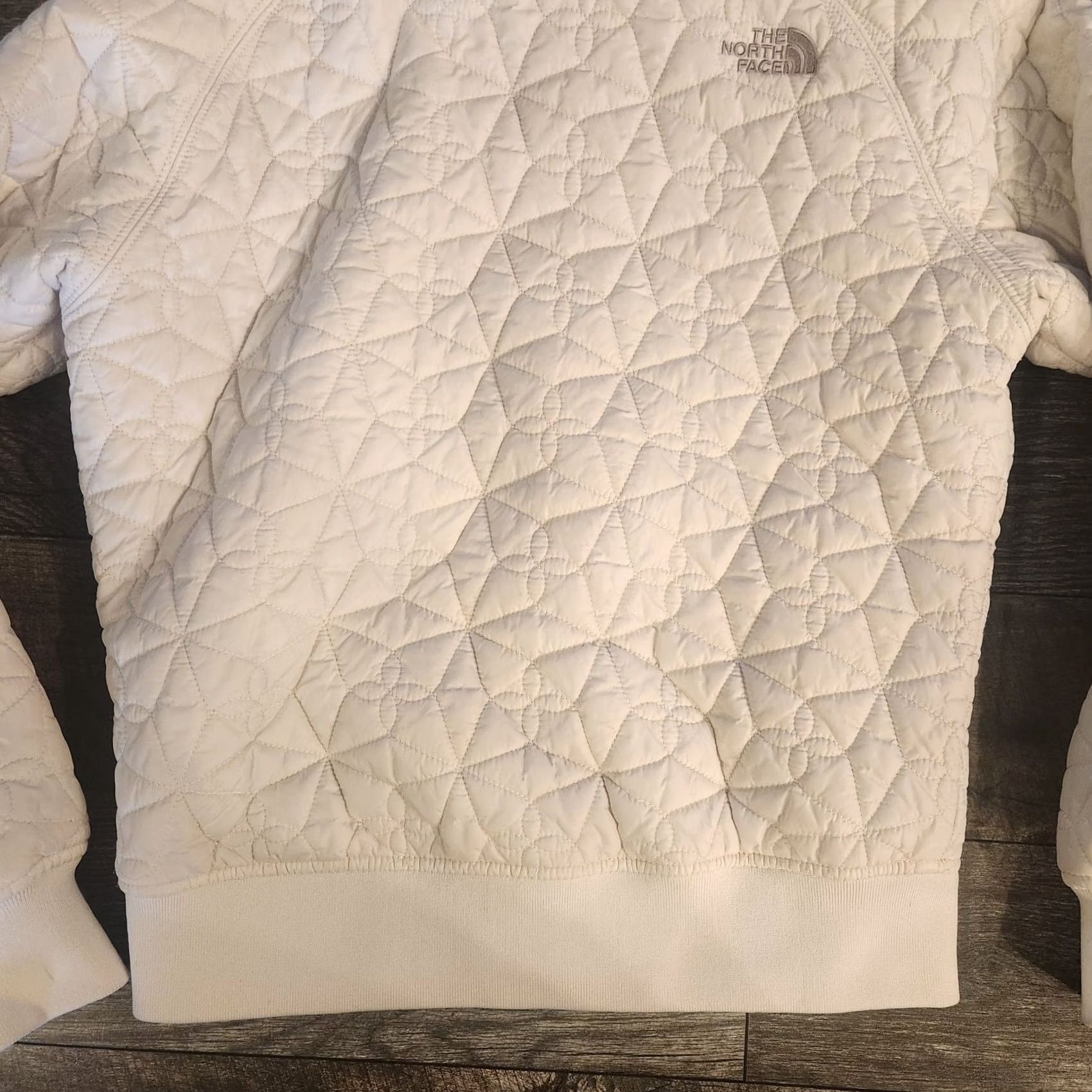 The North Face The North Face Jacket Womens Petite Medium Quilted Puffer Insulated Full Zip Pockets White Size M / US 6-8 / IT 42-44 - 7 Thumbnail