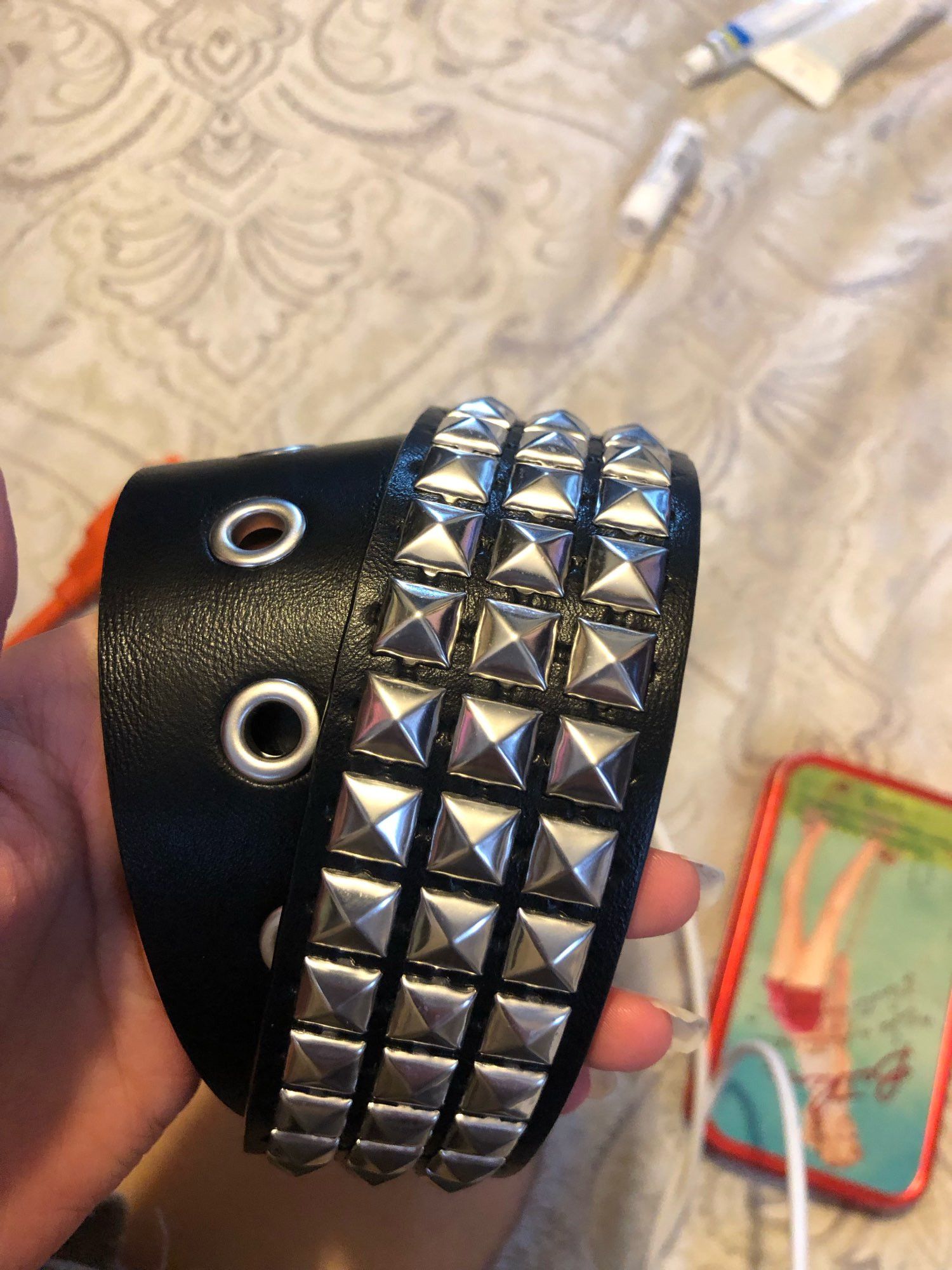 Streetwear 105m Rivet Pyramid Studded Belt | Grailed