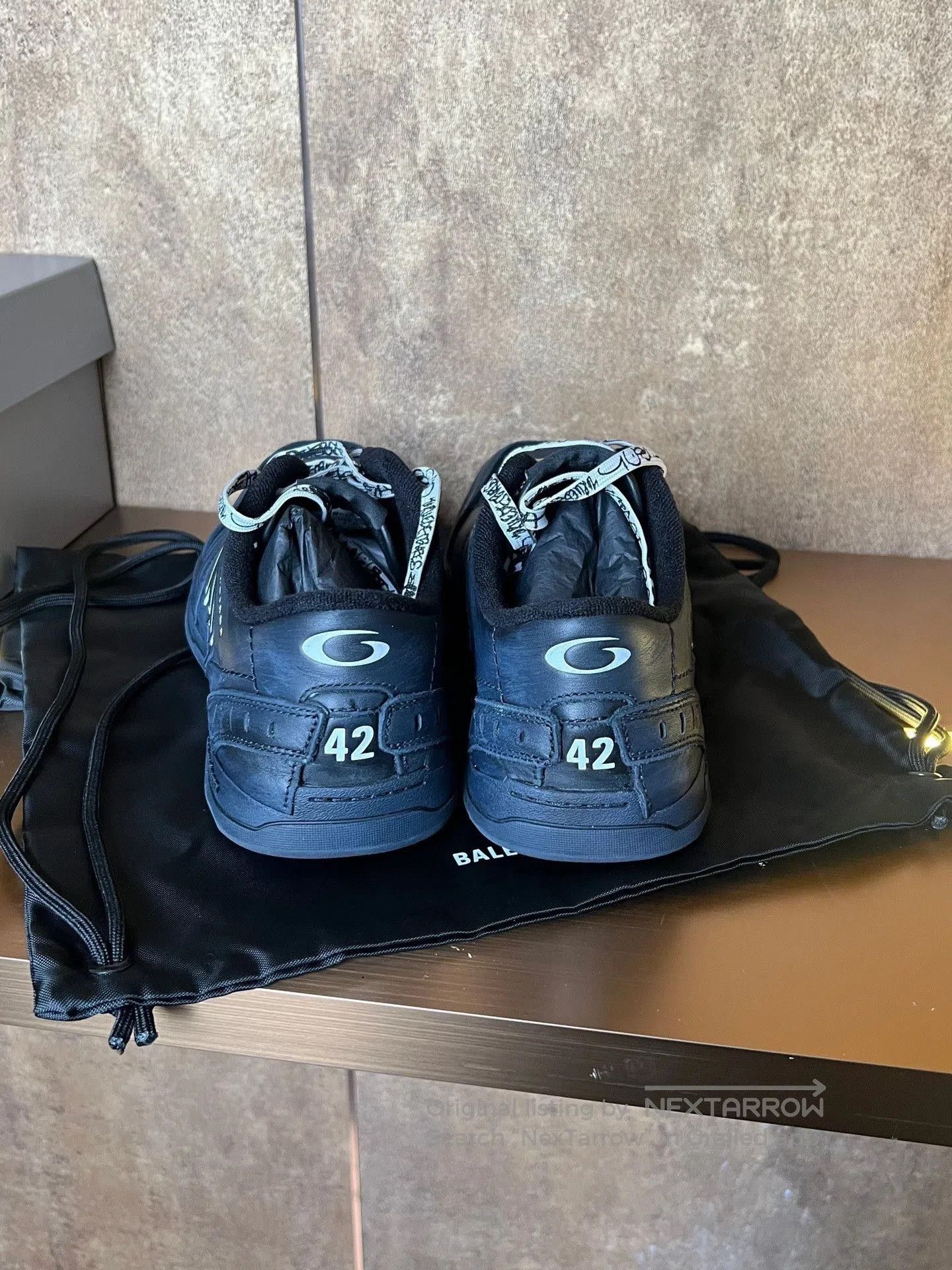Balenciaga Balenciaga Black Hamptons Sneakers. Size US 9 / EU 42 - 5 Thumbnail