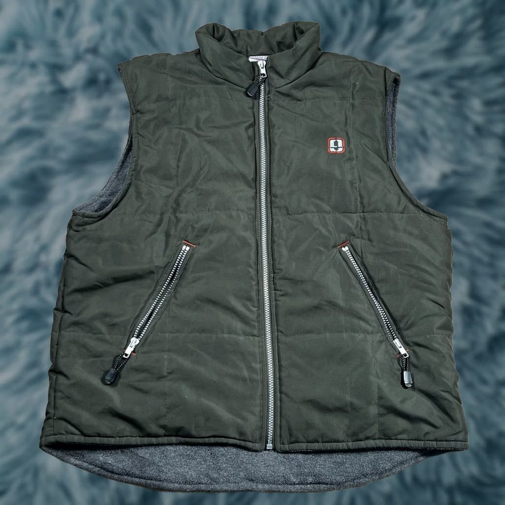 Olive VINTAGE Transnine Vest Men S Olive Green Tactical Bubble Puffer Skate 2000s Y2K Green Bubble Vest Size US S / EU 44-46 / 1 - 1 Thumbnail