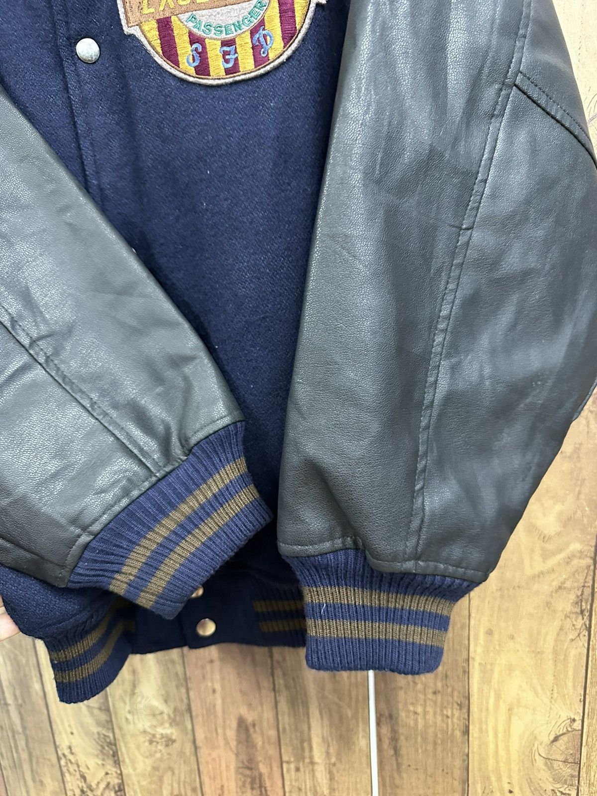 Vintage Vintage SFD Wool Varsity Flight Jacket Z19 Size US L / EU 52-54 / 3 - 6 Thumbnail