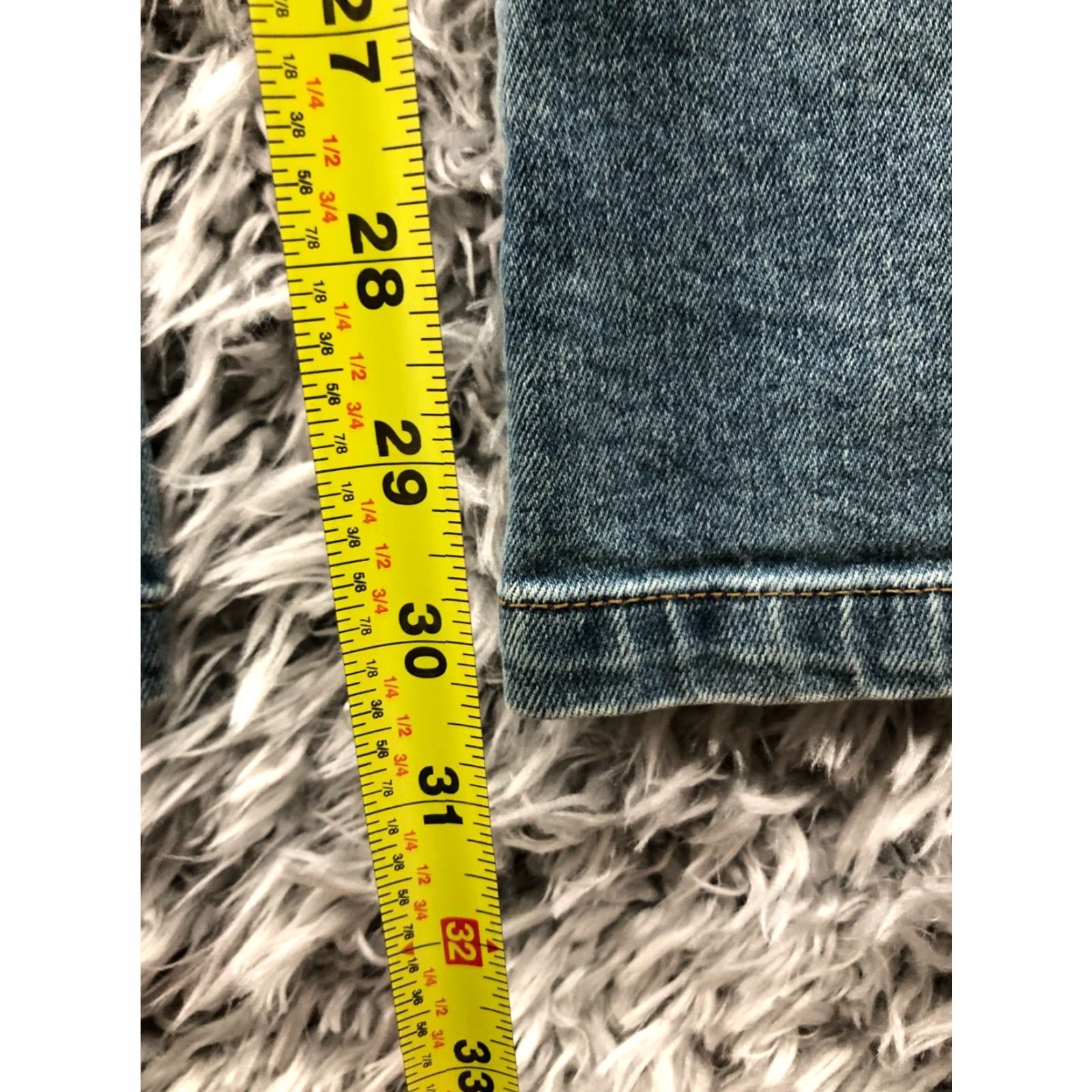 Buffalo David Bitton Buffalo David Bitton Jeans Womens Flared Regular 31 Blue Denim 5-Pocket Mid Rise Button Zipper Belt Loops Jeans Type Size 24" / US 00 / IT 34 - 3 Thumbnail
