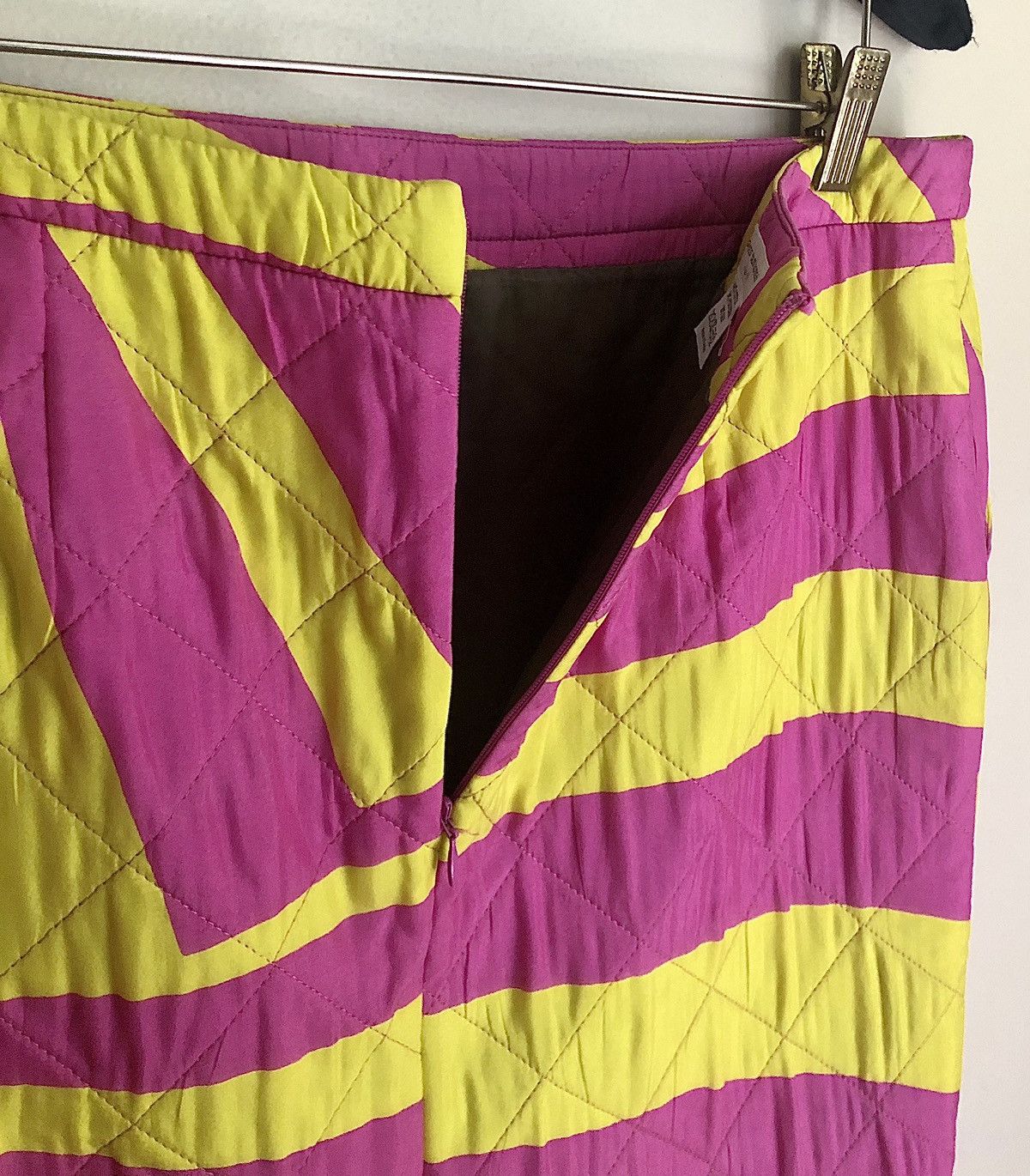 Dries Van Noten Dries Van Noten Runway AW14 Quilted Psychedelic Skirt Size 27" / US 4 / IT 40 - 17 Thumbnail