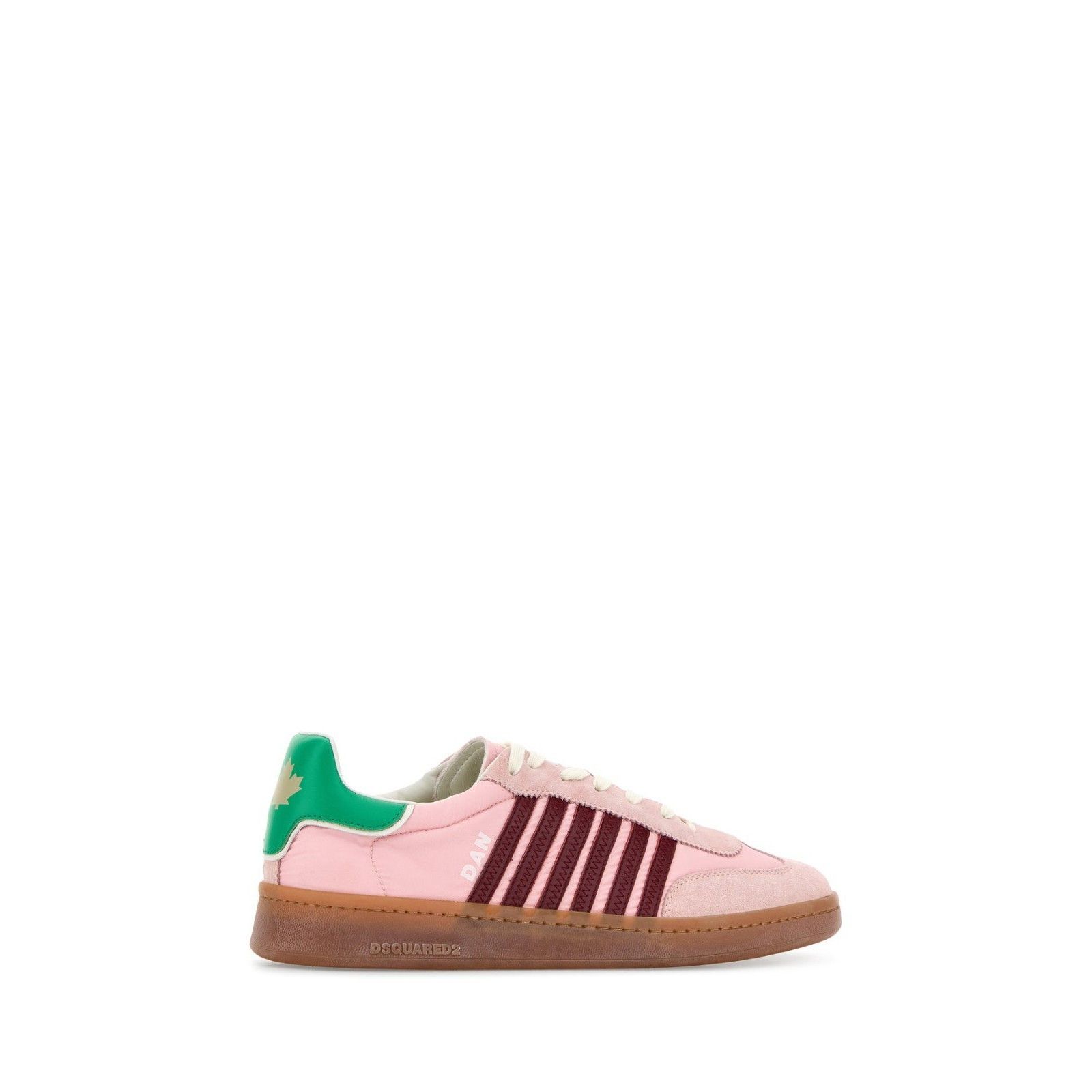 Dsquared2 DSQUARED2 Boxer Pink Leather Sneakers New And Authentic (Men Size US 9 / EU 42 - 3 Thumbnail