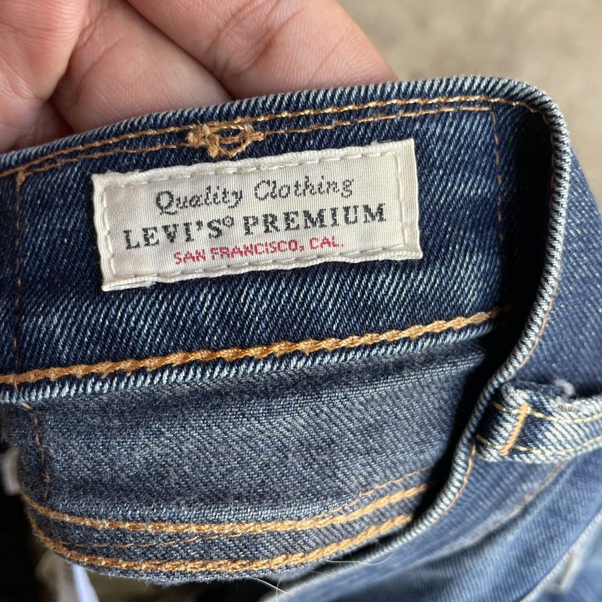 Levi's Vintage Clothing 🔥Vintage Levis 505 Big E Stoned Washed Ripped Denim Jeans Size US 29 - 17 Thumbnail