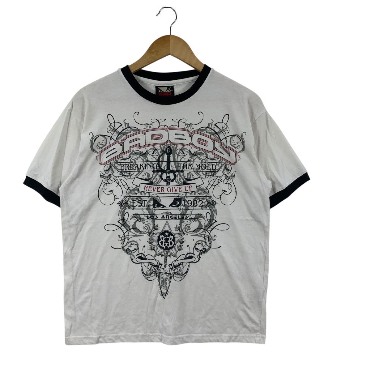 Vintage Vintage BAD BOY Y2K Skateboard Los Angeles Tee Shirt Top Size US L / EU 52-54 / 3 - 5 Thumbnail