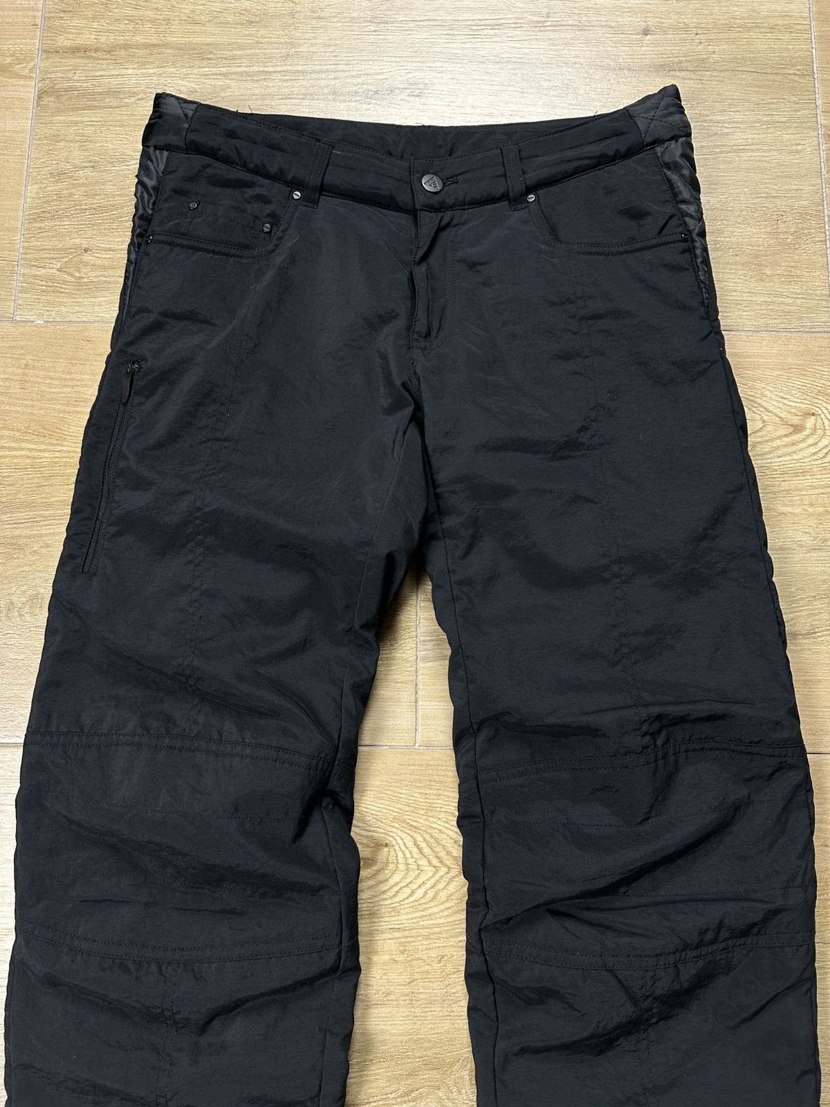 Nike × Nike ACG × Vintage Vintage Nike ACG Winter Fleece Black Pants Size 27" / US 4 / IT 40 - 2 Thumbnail