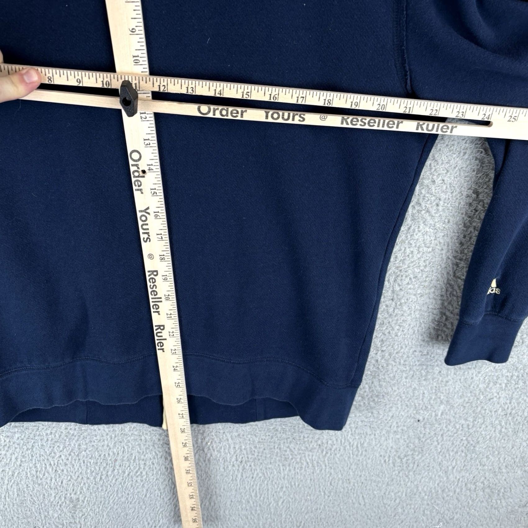 Adidas VINTAGE adidas Notre Dame Hoodie Men’s M Navy Full Zip Sweatshirt Fighting Irish Crew Neck Size US M / EU 48-50 / 2 - 4 Thumbnail