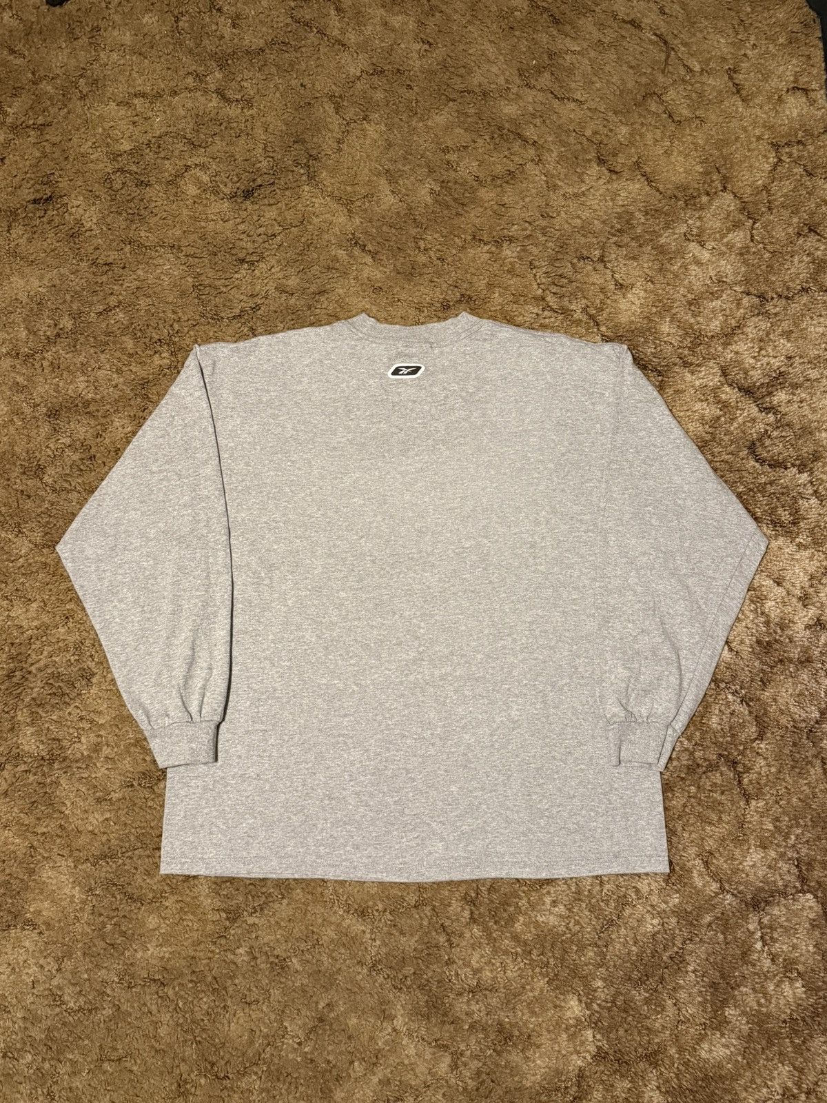 Reebok Vintage 90s Reebok Logo Long Sleeve Tee Grey Large Size US L / EU 52-54 / 3 - 7 Thumbnail