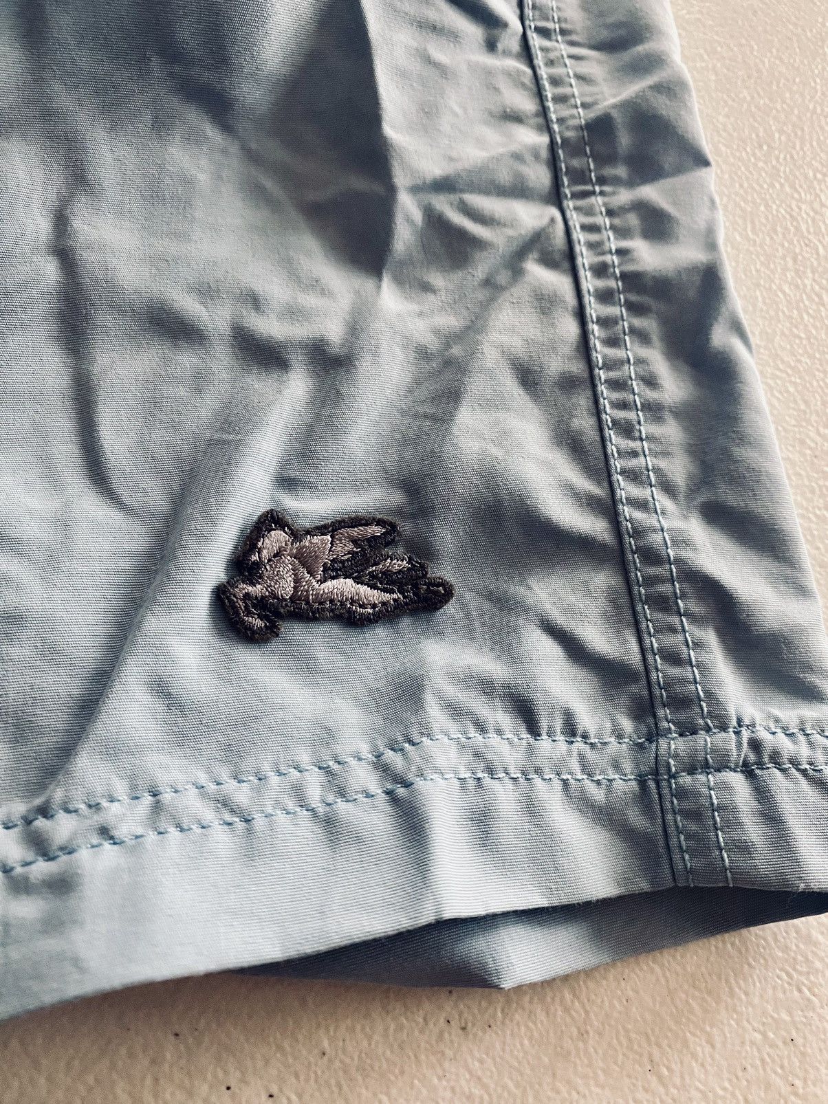 Etro Etro 🇮🇹 Milano Blue Contrast Block Pegaso Swimmers XL NWT Size US 37 - 12 Thumbnail