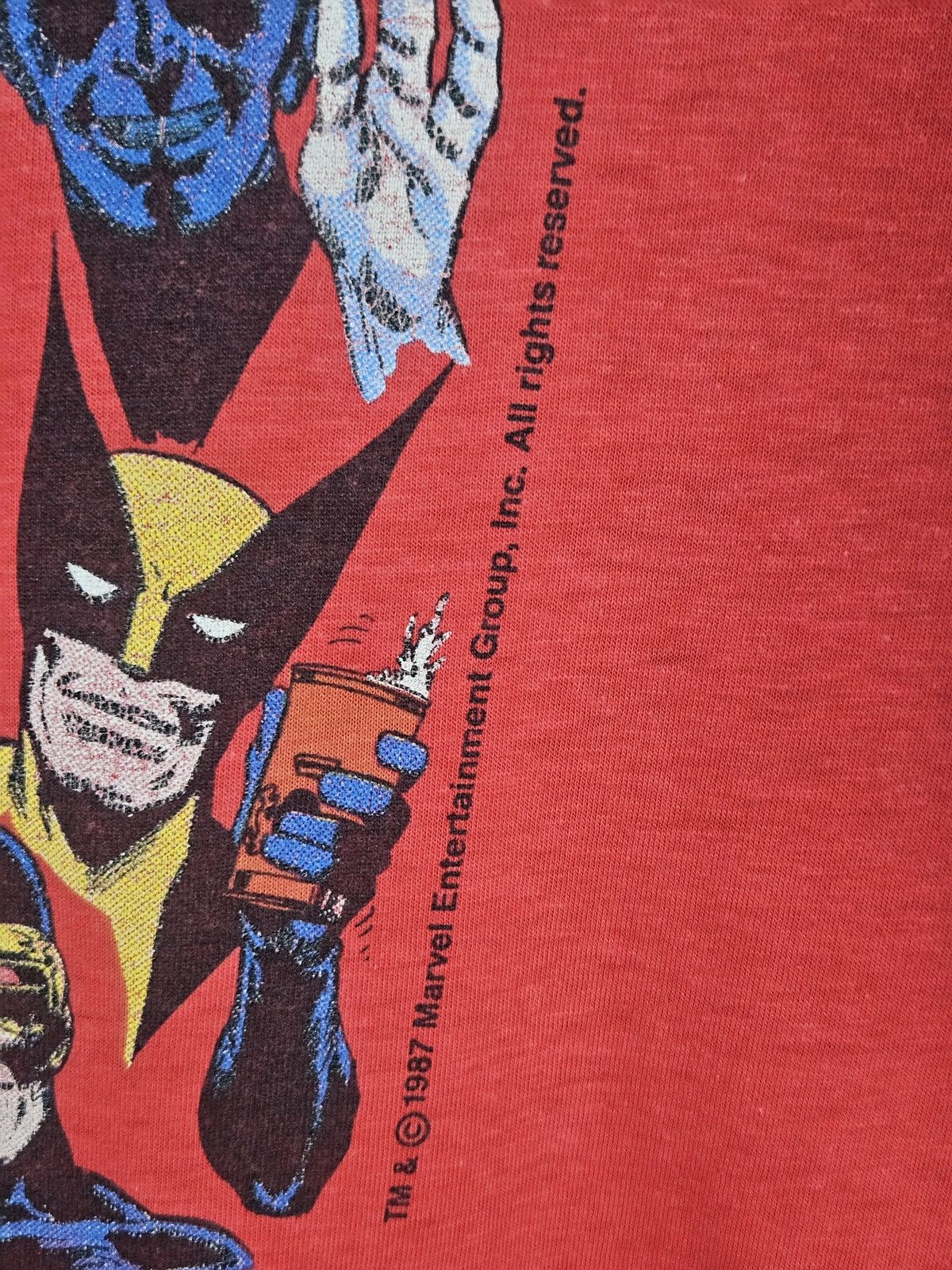 Vintage Vintage XMen comic 80s Marvel tee shirt Size US S / EU 44-46 / 1 - 5 Thumbnail