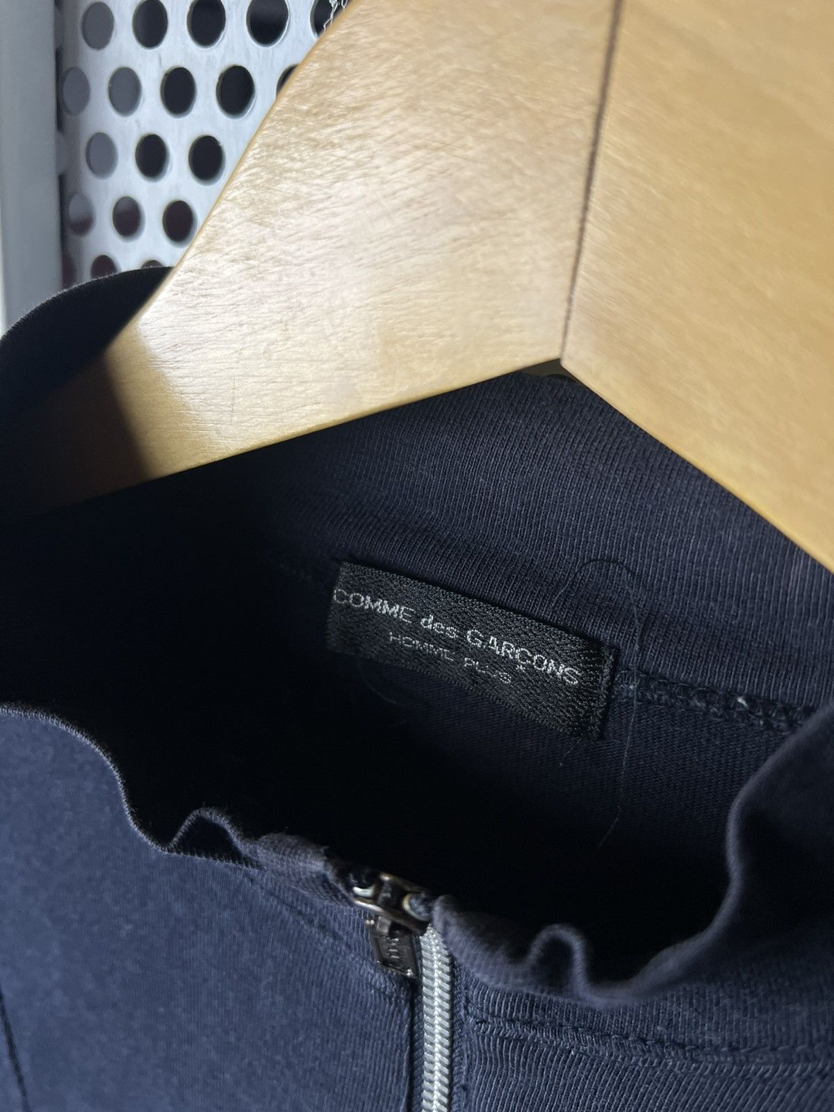 Comme des Garcons Vintage 90s Comme Des Garcons Homme Plus Half Zip Longsleeve Size US M / EU 48-50 / 2 - 6 Thumbnail