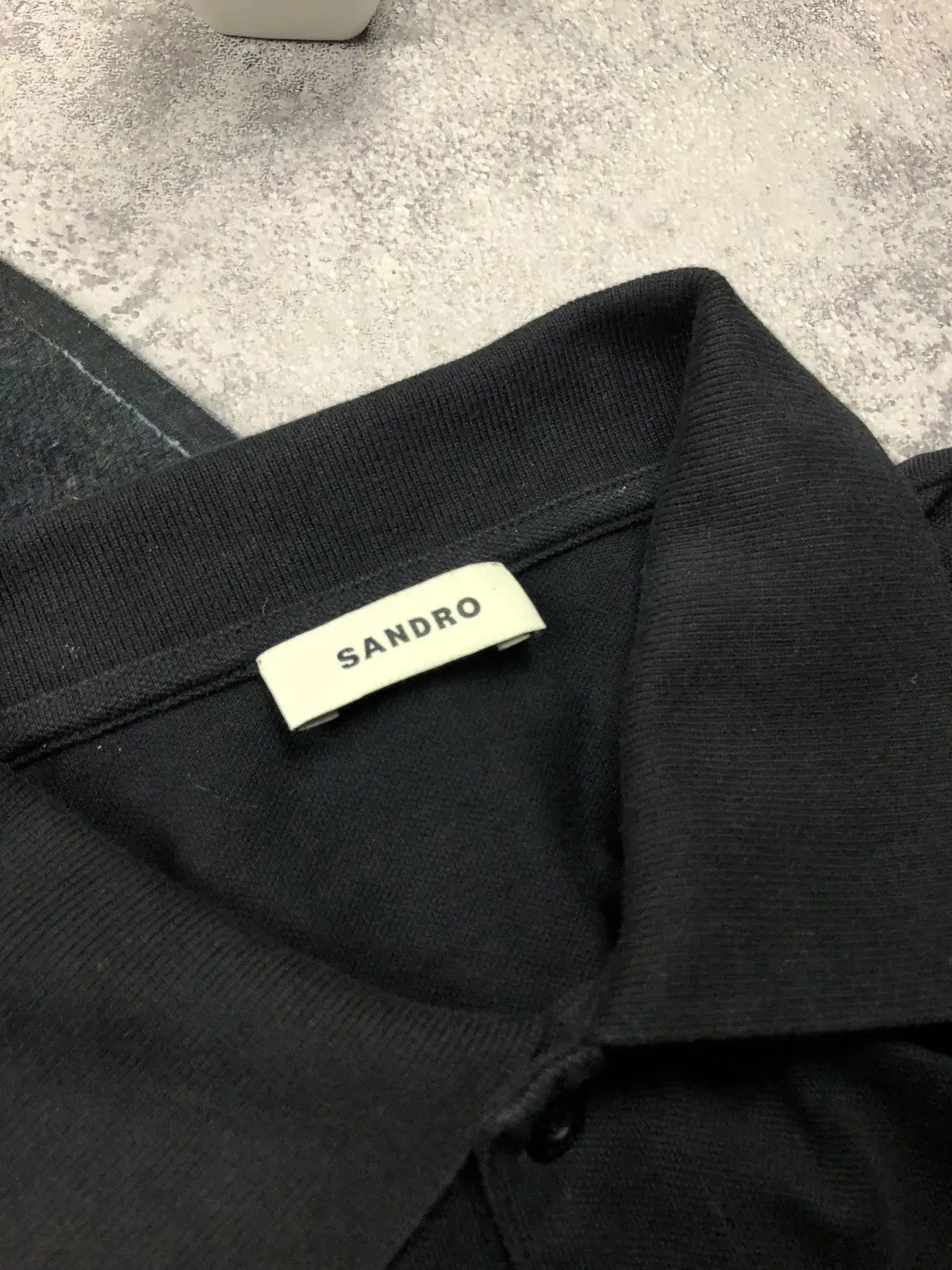 Sandro SANDRO Streetwear Luxury Polo Tshirt Chamomile Hype Logo Size US M / EU 48-50 / 2 - 5 Thumbnail