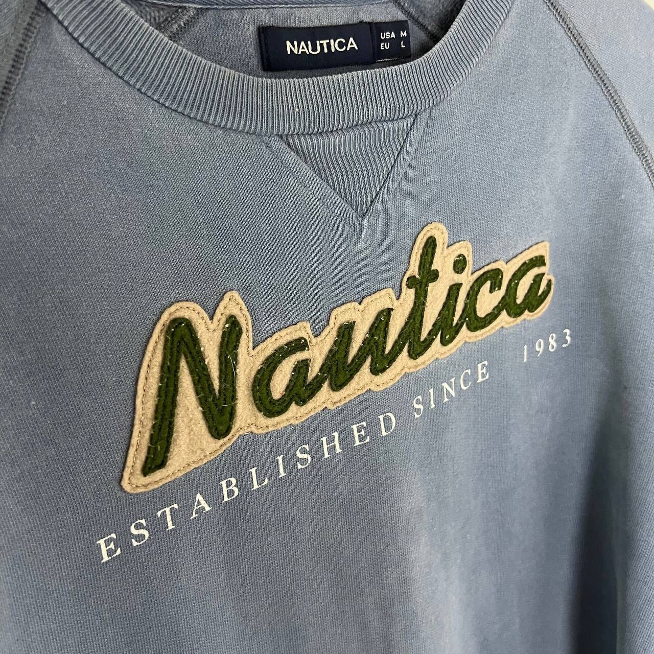 Nautica Nautica Vintage Big Embroidered Logo Baggy Fit Y2k Style Size US M / EU 48-50 / 2 - 4 Thumbnail