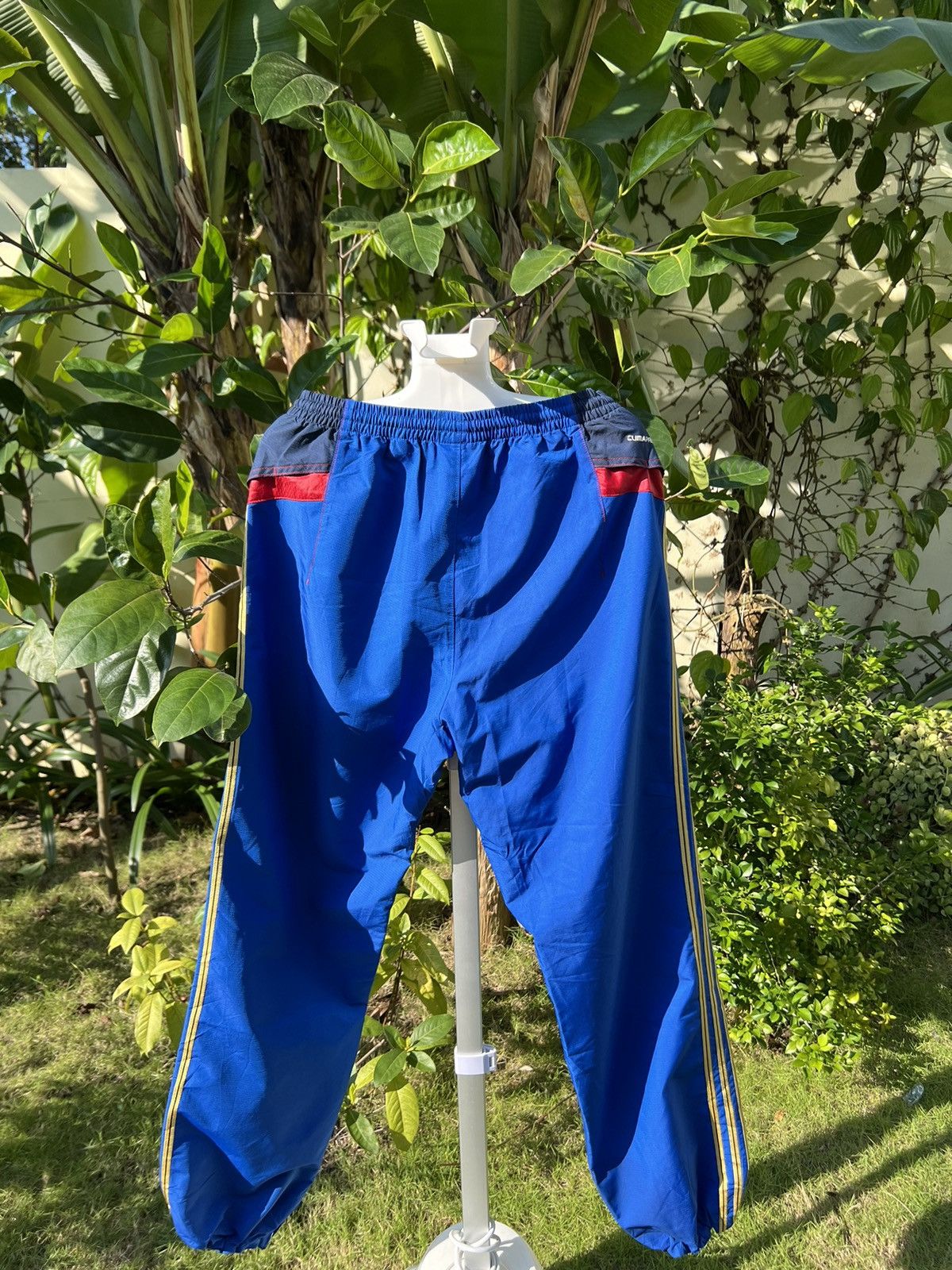 Adidas × Vintage 90's ADIDAS CLIMAPROOF PROFESSIONAL RARE BAGGY TRACK PANTS Size US 34 / EU 50 - 7 Thumbnail
