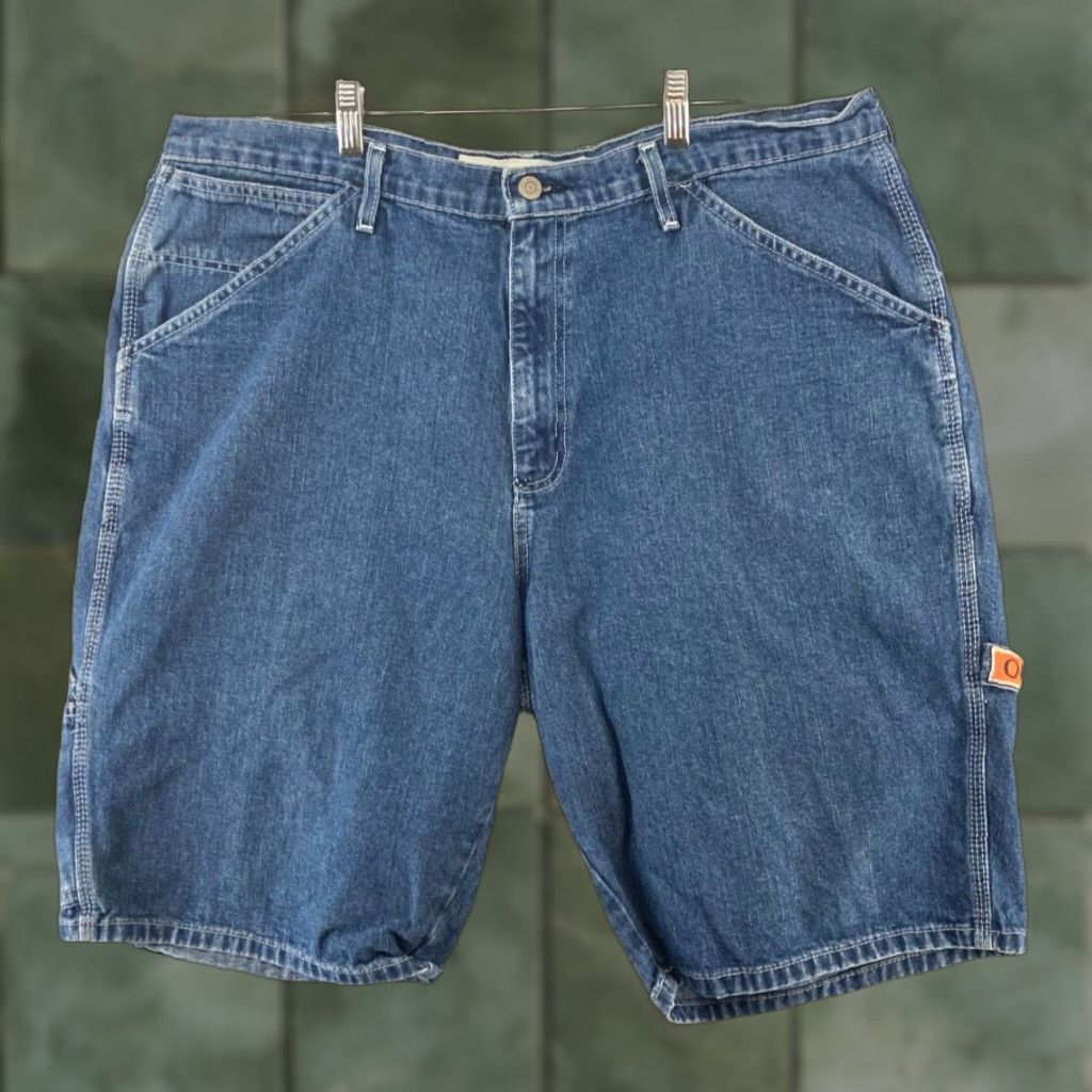 Vintage OCI Old College Inn Mens Shorts 38 Blue Carpenter Denim 90s Vintage 90s Size US 38 / EU 54 - 1 Thumbnail