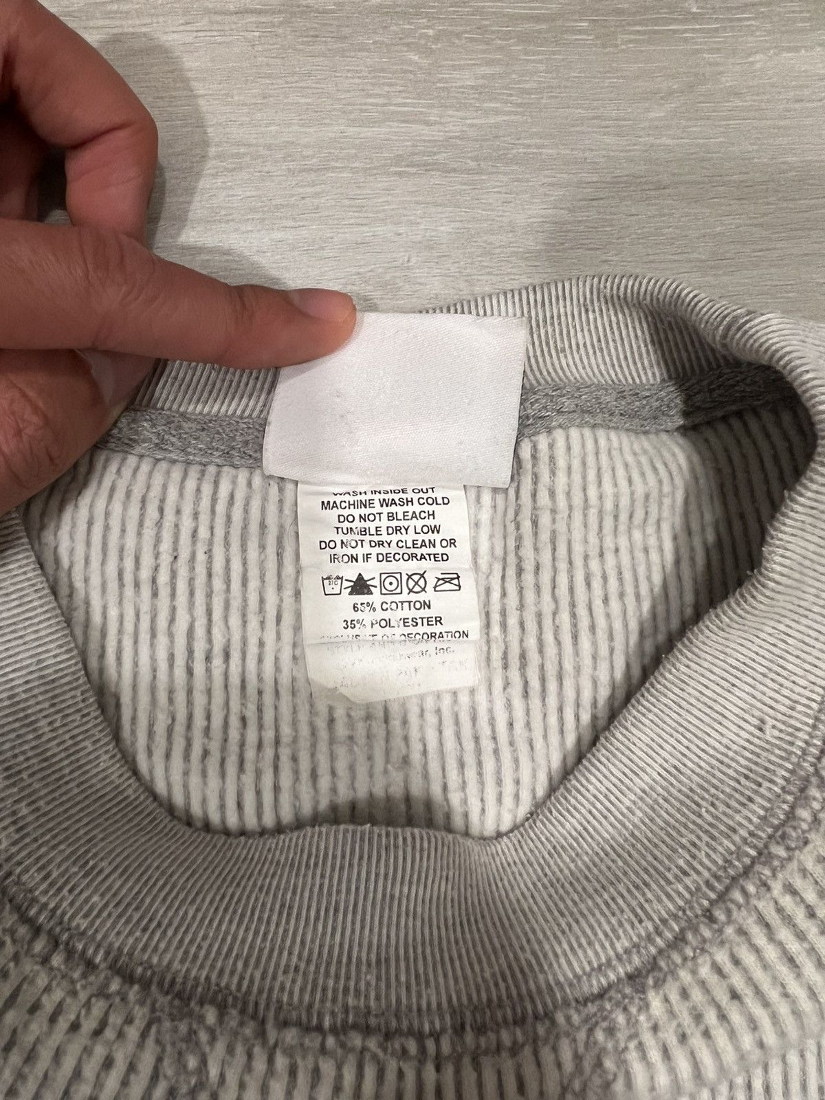 NFL × Vintage NFL Vintage Giants Grey Sweater Size US XXL / EU 58 / 5 - 4 Thumbnail