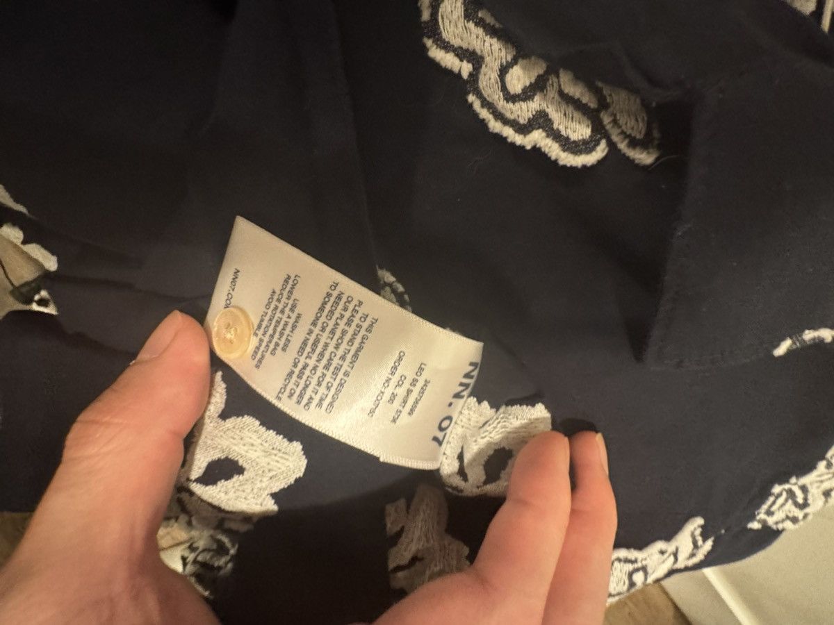 NN07 NN.07 Navy Flower Shirt Size US M / EU 48-50 / 2 - 3 Thumbnail