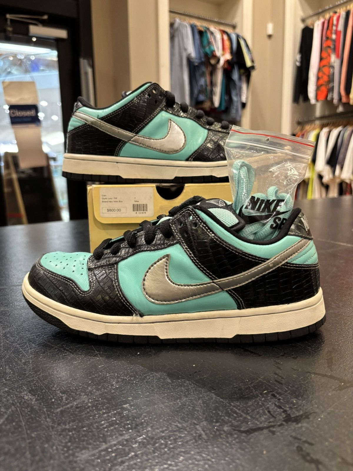 Nike Nike SB Dunk Low ‘Tiffany’ 2005 Size US 7 / EU 40 - 2 Thumbnail
