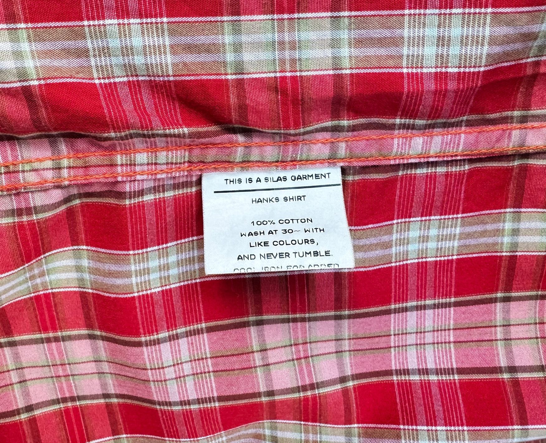 Silas Silas and Maria Plaid Short Sleeve Shirt Size US L / EU 52-54 / 3 - 4 Thumbnail