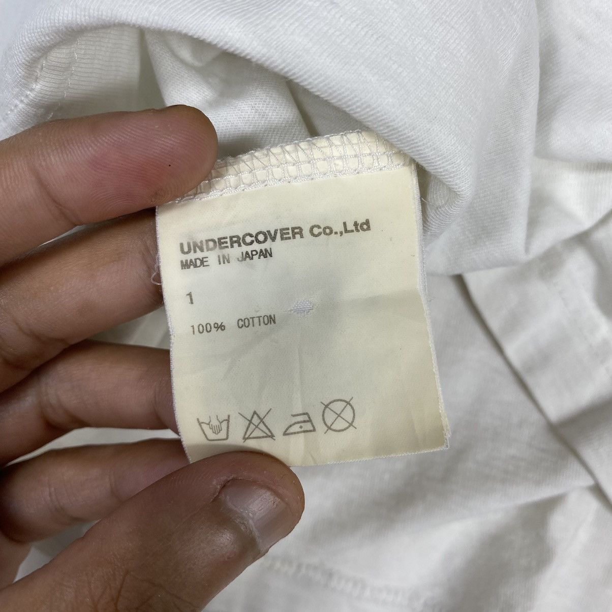 Jun Takahashi × Undercover × Vintage UNDERCOVERISM FOR REBELS SCAB DISTRESSED TEE Size US M / EU 48-50 / 2 - 13 Thumbnail