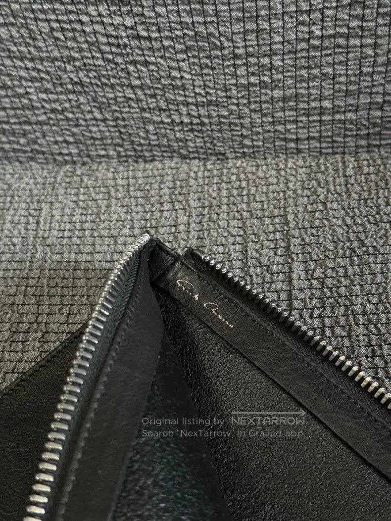 Rick Owens Rick Owens Cowhide zipper clutch bag. Size ONE SIZE - 4 Thumbnail