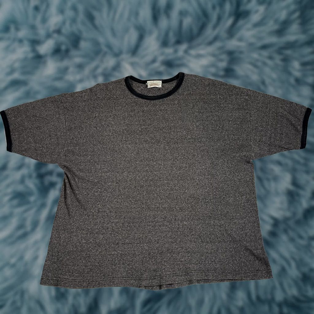 Vintage VINTAGE Bale Dyed Originals Ringer T-Shirt Mens L Gray 90s Striped Made in USA Mens Size US L / EU 52-54 / 3 - 1 Thumbnail