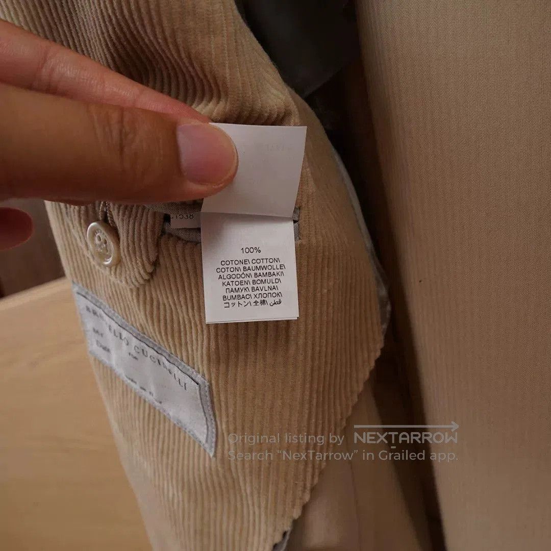 Brunello Cucinelli Brunello Cucinelli Corduroy Suit Pants. Size US L / EU 52-54 / 3 - 9 Thumbnail