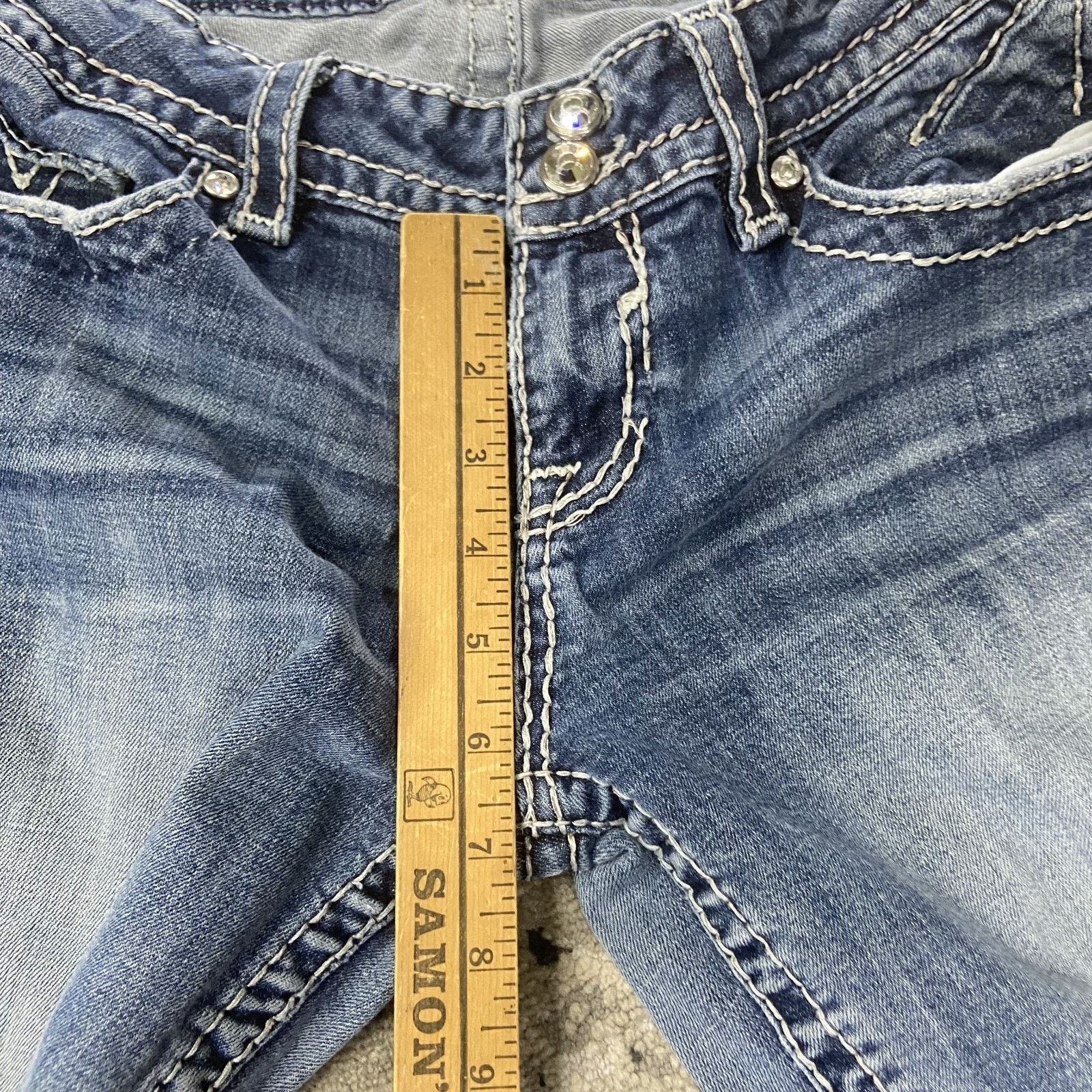 & Other Stories Y2K Vigoss The New York Slim Boot Jeans Womens 9/10 Vintage Size 24" / US 00 / IT 34 - 5 Thumbnail