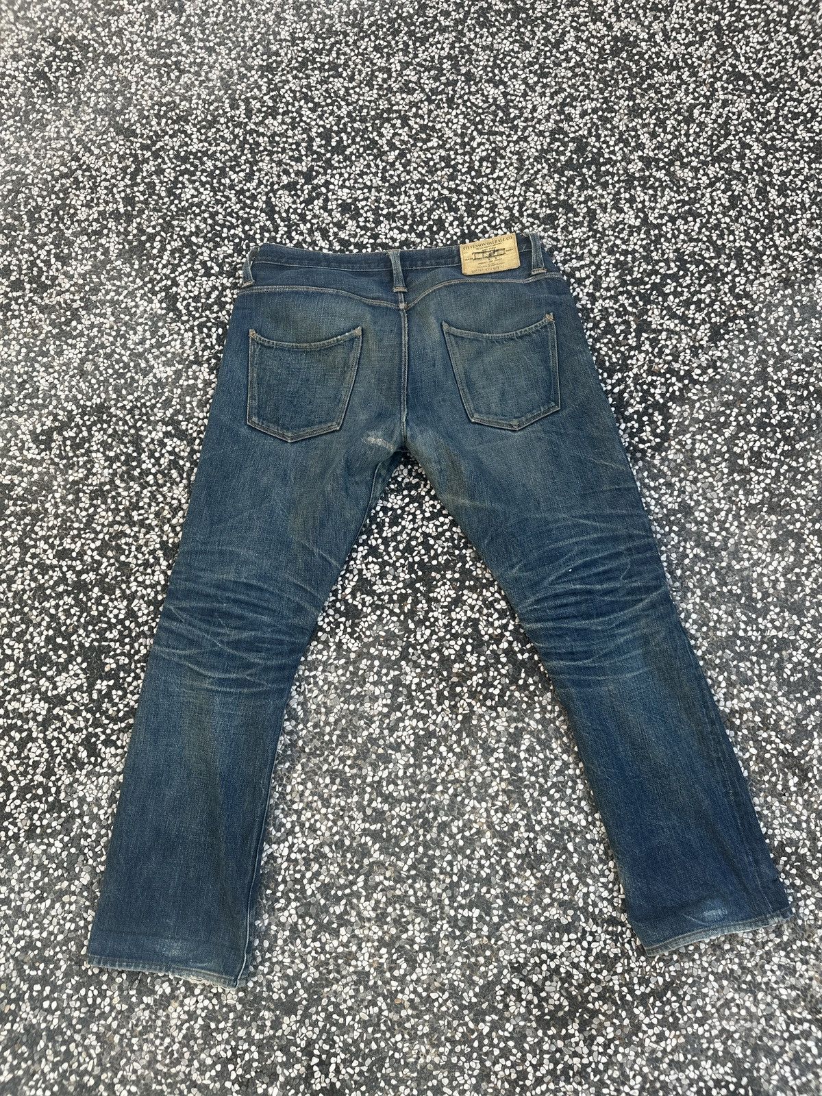 Stevenson Overall Co. Vintage Stevenson Overall Co. Selvedge Denim faded jeans Size US 34 / EU 50 - 12 Thumbnail