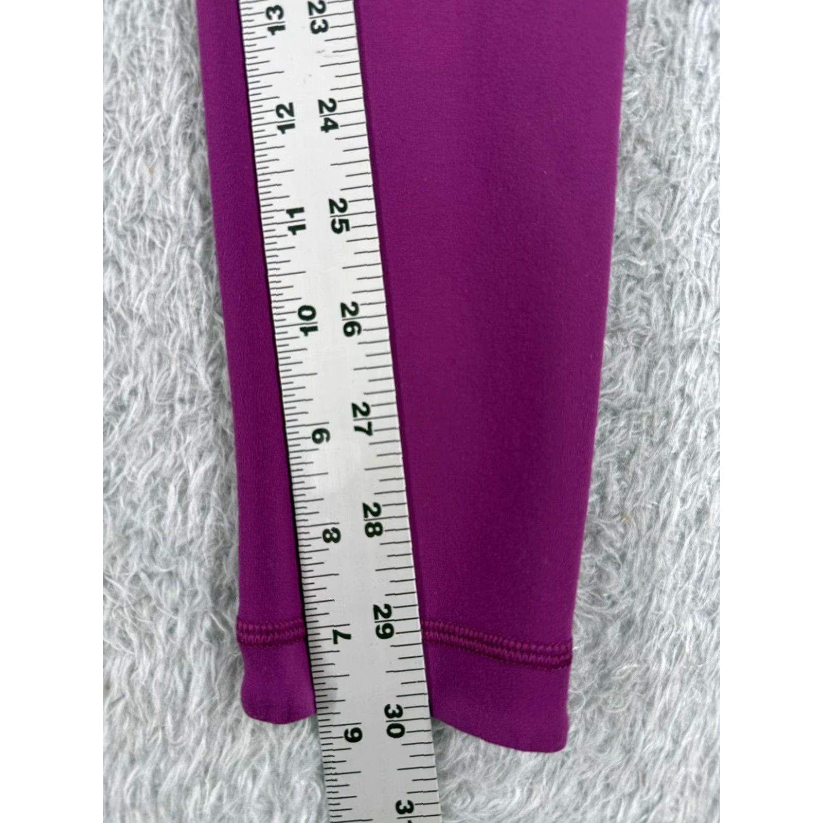 Lululemon Lululemon Pants Womens 4 Purple Wunder Under Pant III Luon Fabric Yoga Gym W5K49 Size 27" / US 4 / IT 40 - 6 Thumbnail