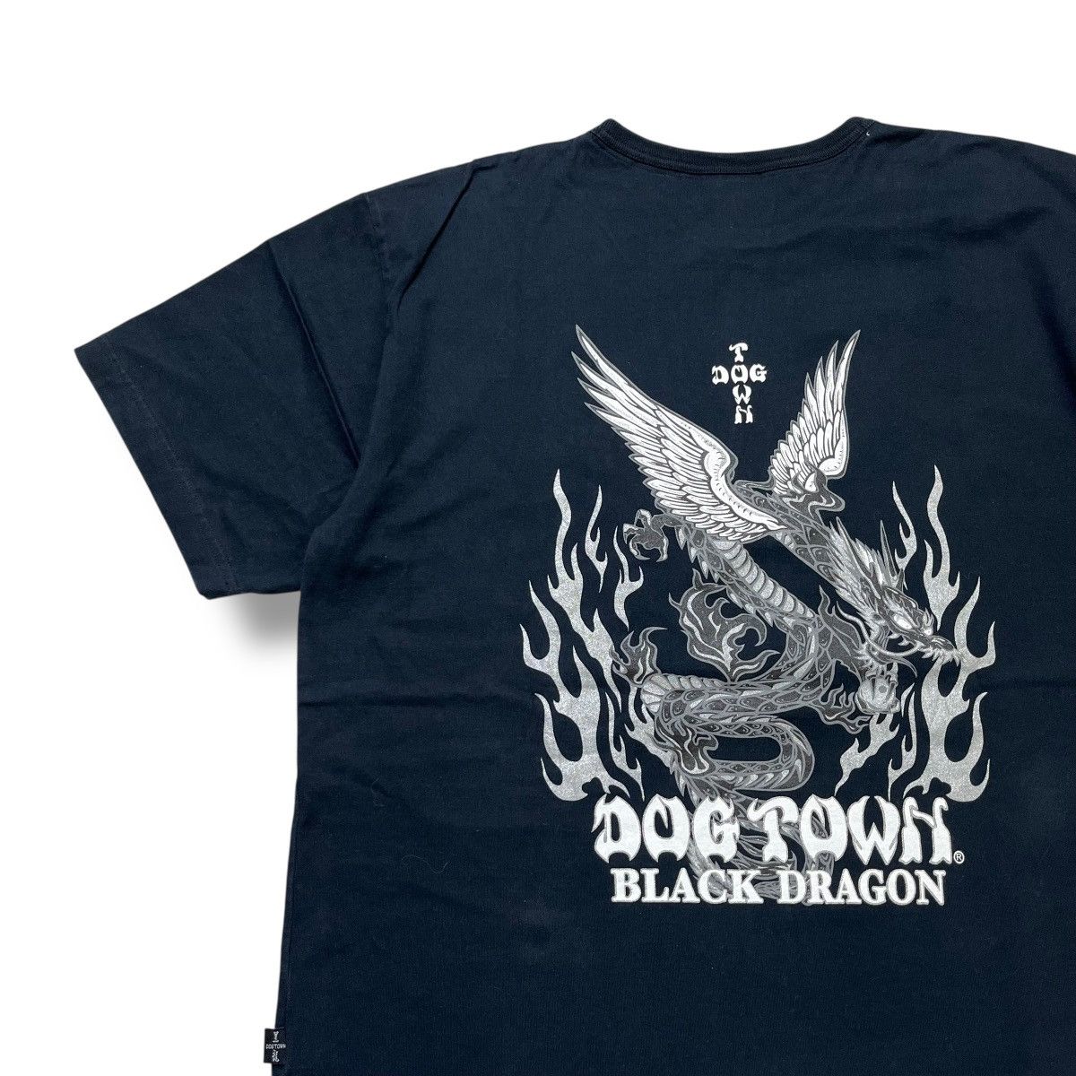 Dogtown Vintage Dog Town black dragon t-shirt navy Size US L / EU 52-54 / 3 - 3 Thumbnail