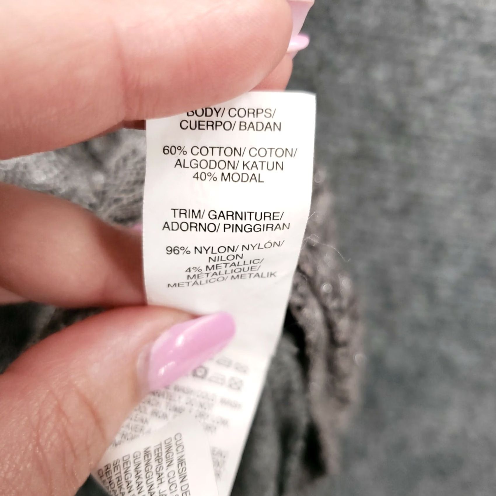 Lucky Brand Lucky Brand Tank Womens M Medium Gray Crochet Sleeveless Scoop Neck Cotton Shirt Casual Basic 90s Theme Mens Womens Ladies? Size M / US 6-8 / IT 42-44 - 5 Thumbnail