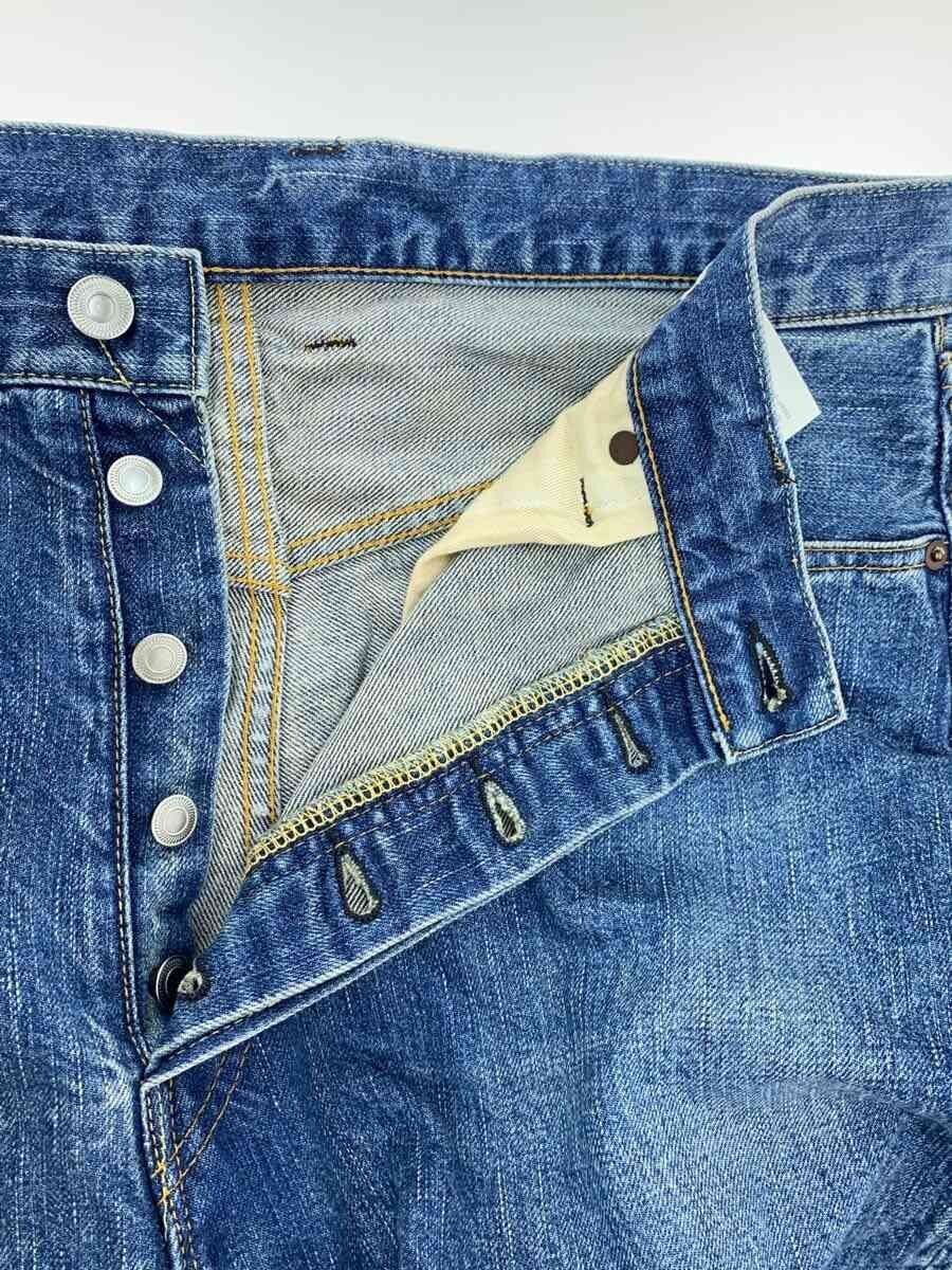 A.PRESSE Cotton Washed Denim Wide Pants Size US 34 / EU 50 - 3 Thumbnail