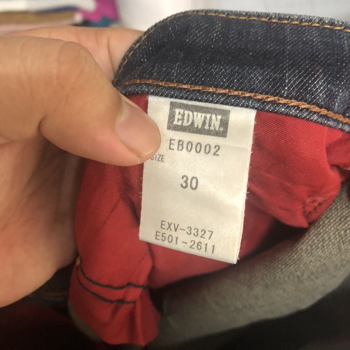 Edwin DL Edwin Blue Denim Pants #C300 Size US 30 / EU 46 - 19 Thumbnail